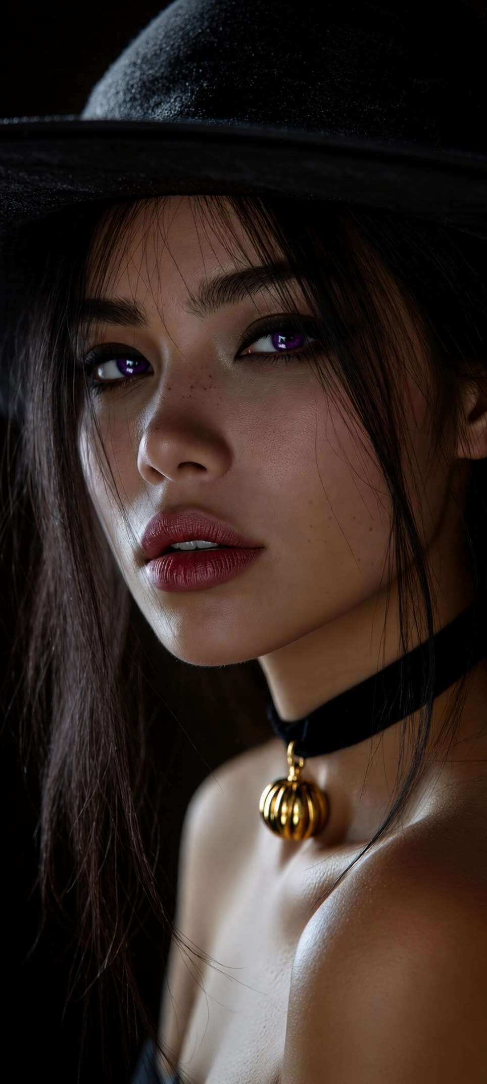 Enchanting Witch Performes Magic - witch scene AI video