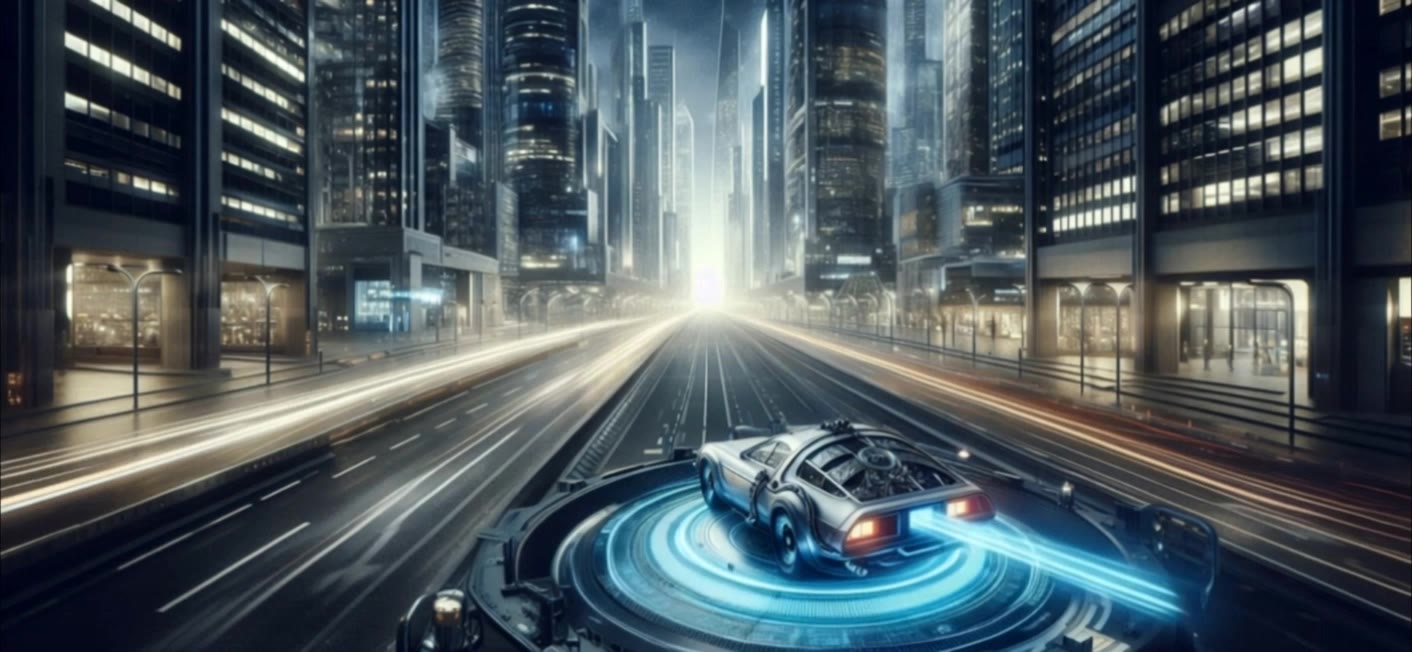 Car Time Machine - turbo time AI video