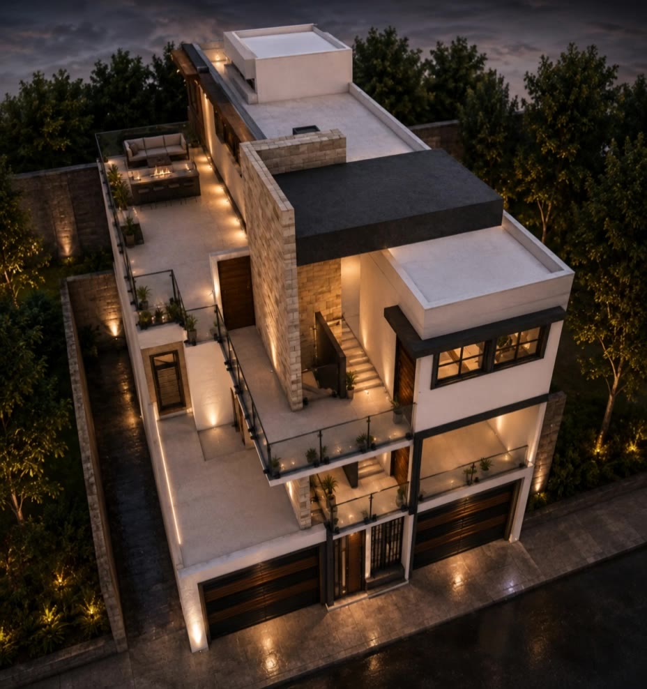 Residencia San Agustín - architectural visualisation AI video