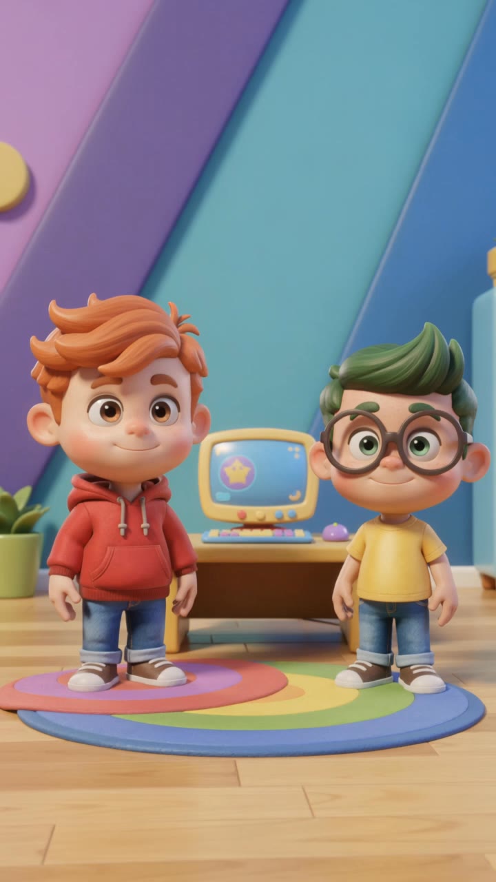 Computer virus joke - ai kids voice generator AI video