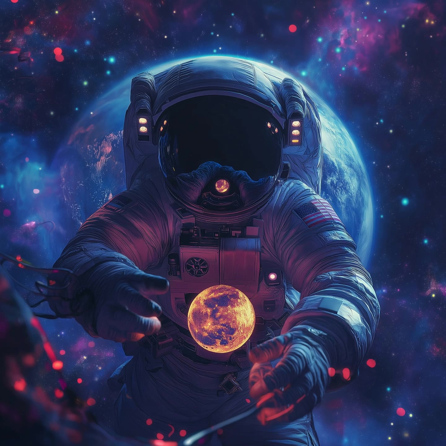 Kling AI work 296490826613572 - animated astronaut AI video