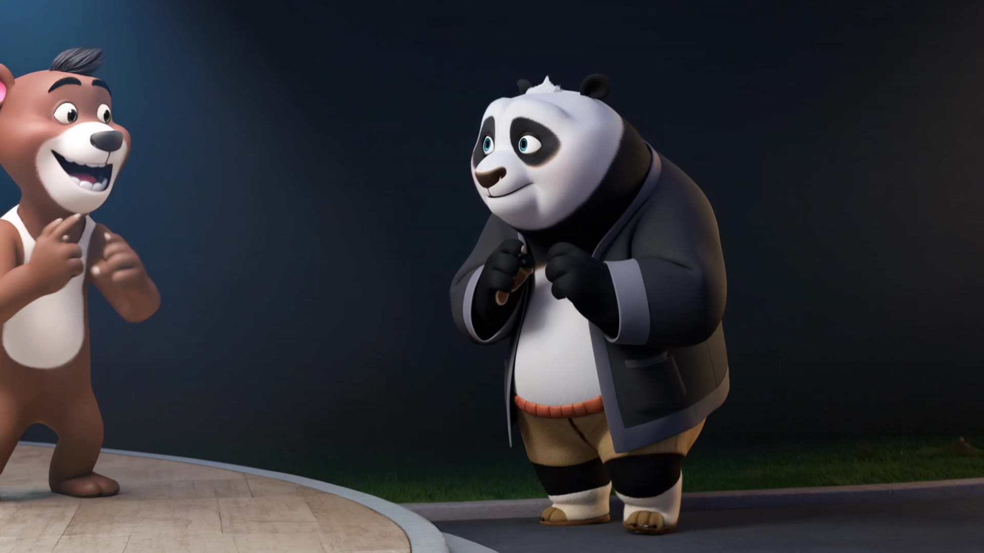 Kling AI work 316856300302758 - panda lipsync AI video