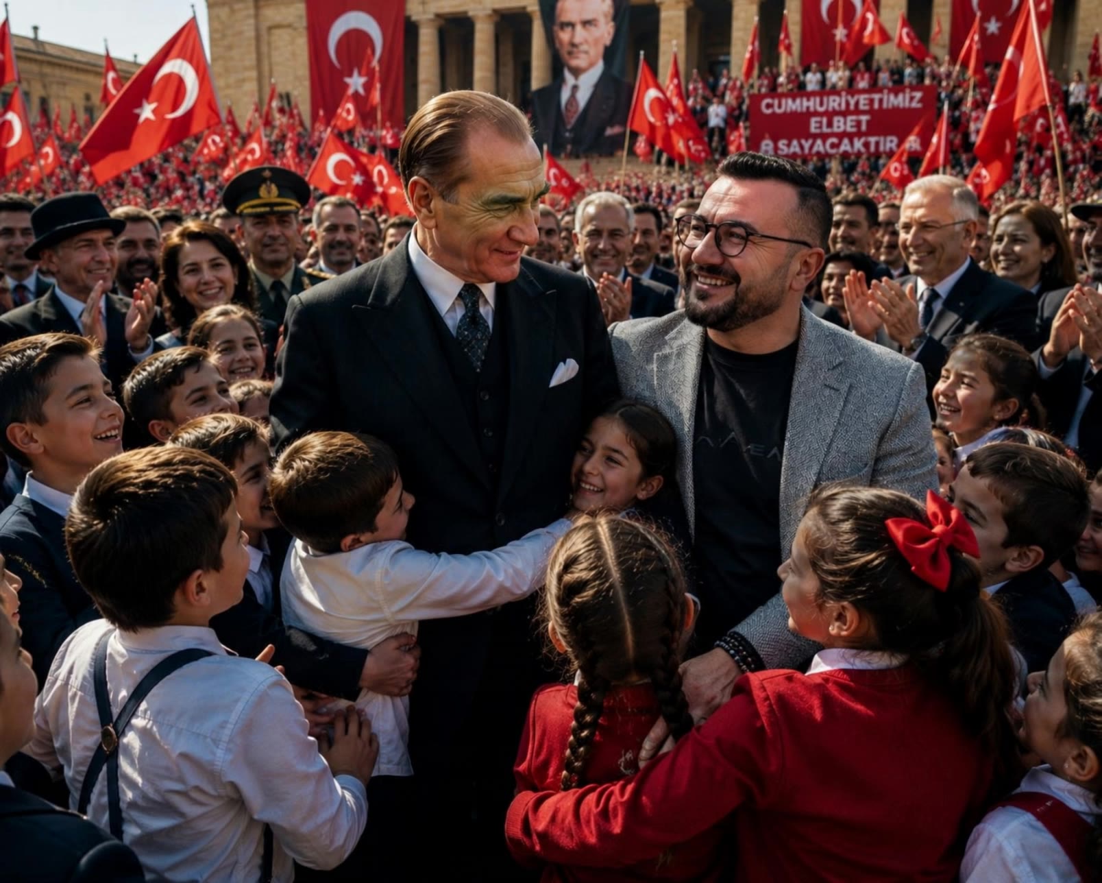 Kling AI work 312392050665594 - atatürk banner design AI video