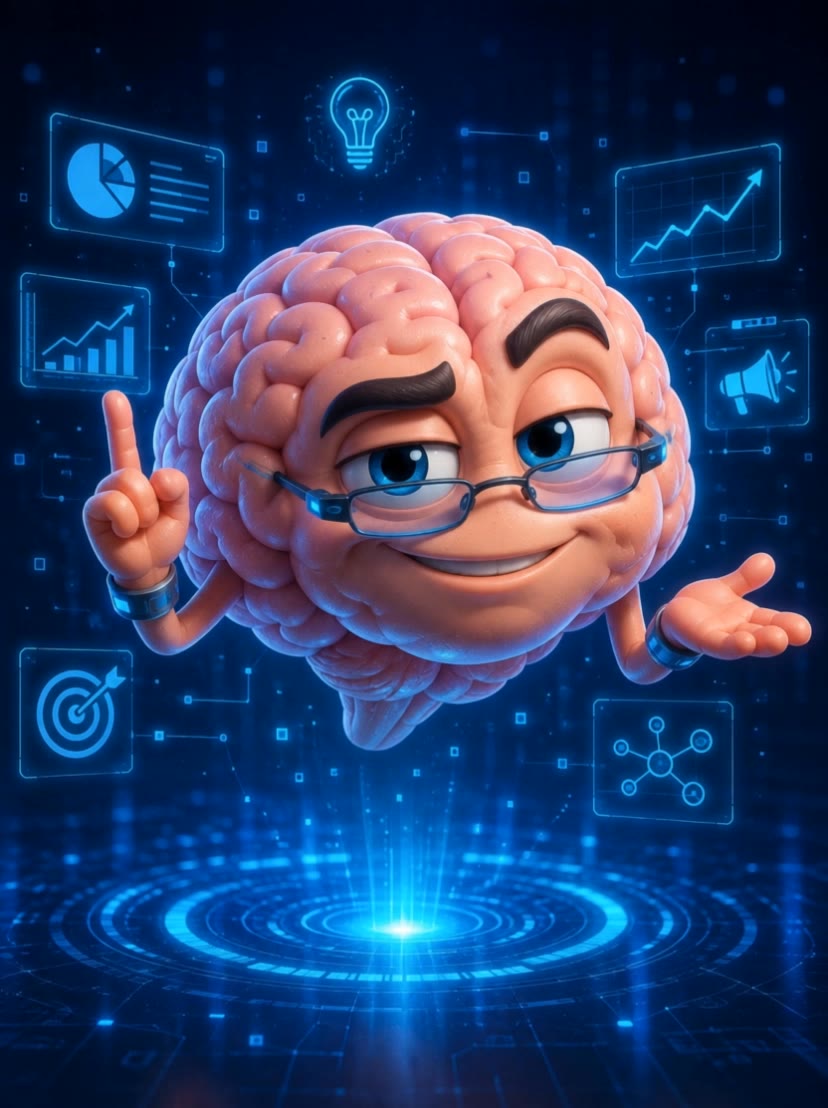 Brain is quick - galaxy brain meme generator AI video