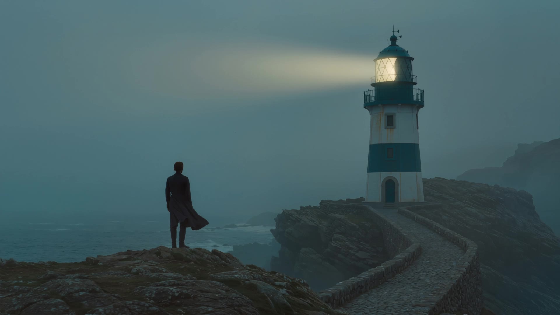 Kling AI work 298172410311266 - american traditional lighthouse tattoo AI video