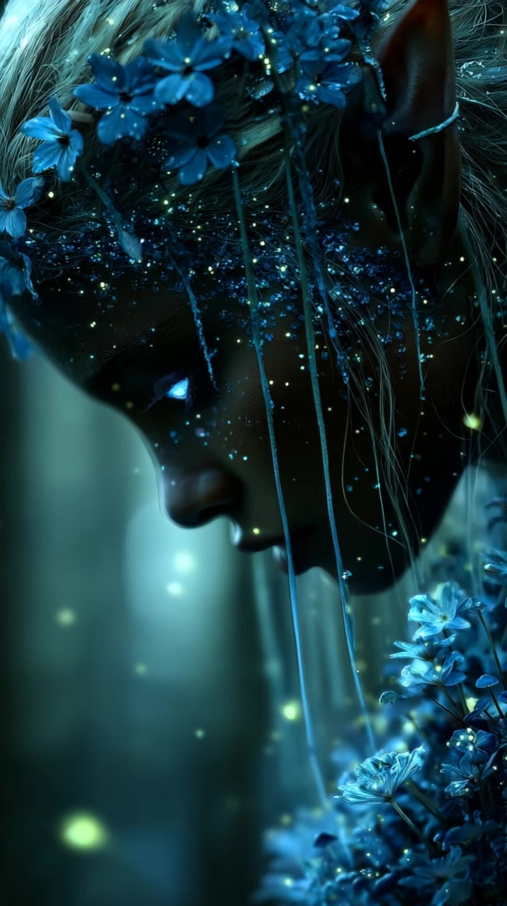 Where Tears Become Light - light fade hairstyle AI video