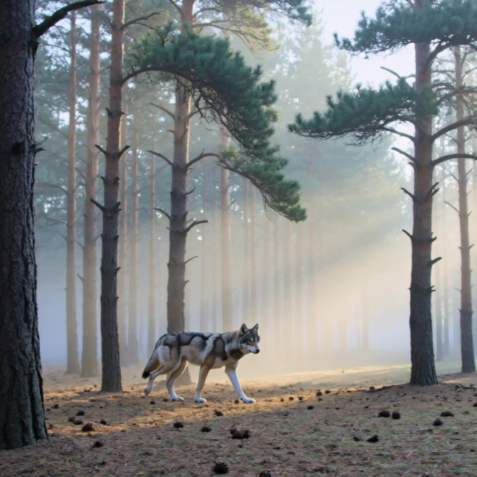 Kling AI work 315906839614949 - wolf style AI video