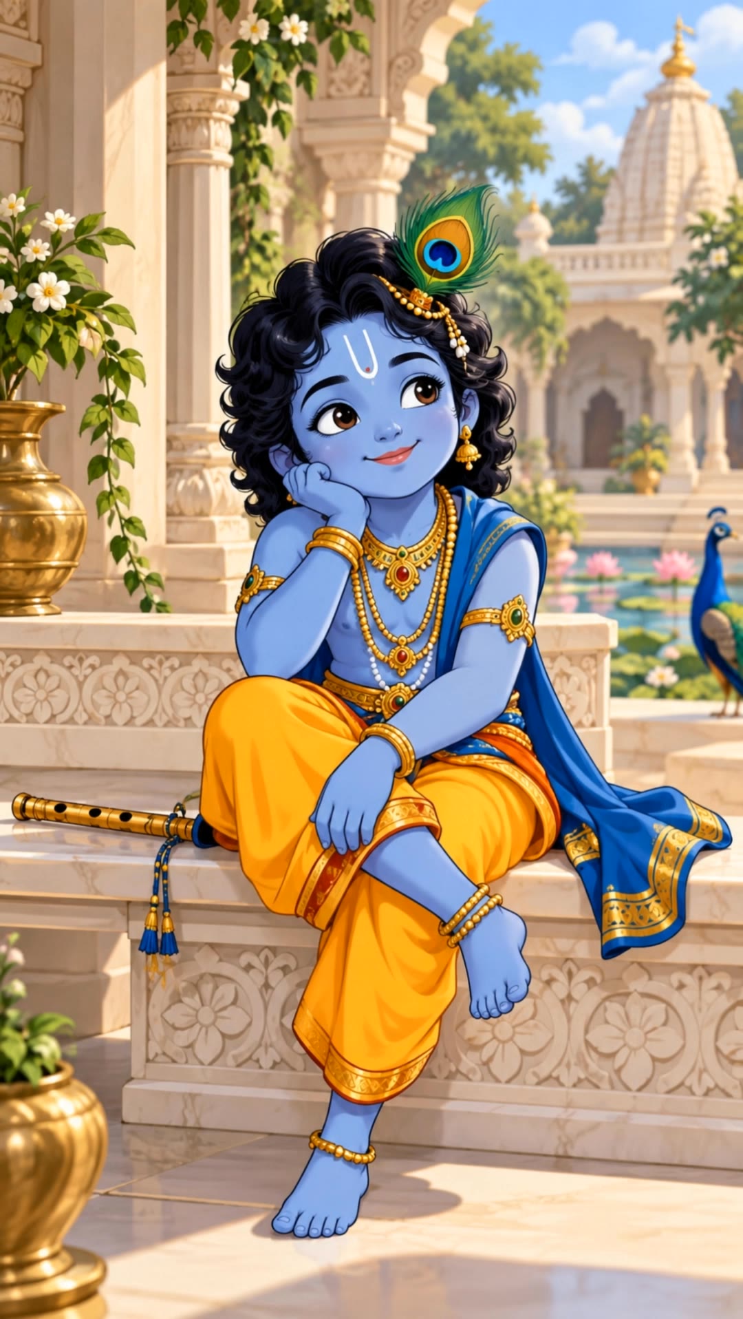 krishna sakhi bond  - krishna lipsync AI video