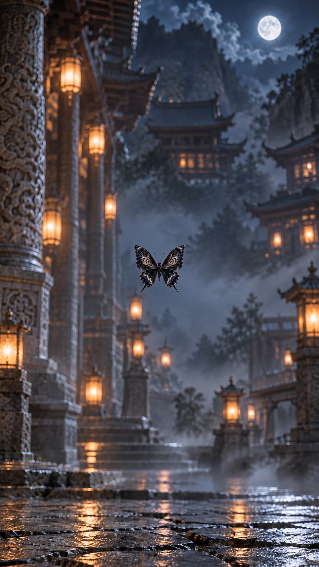 Butterfly eyes - topaz eyes AI video