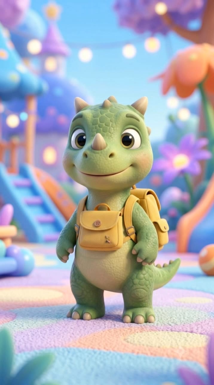 Dino’s Crazy Counting! 🦖😂 - gen 2 1 3 AI video