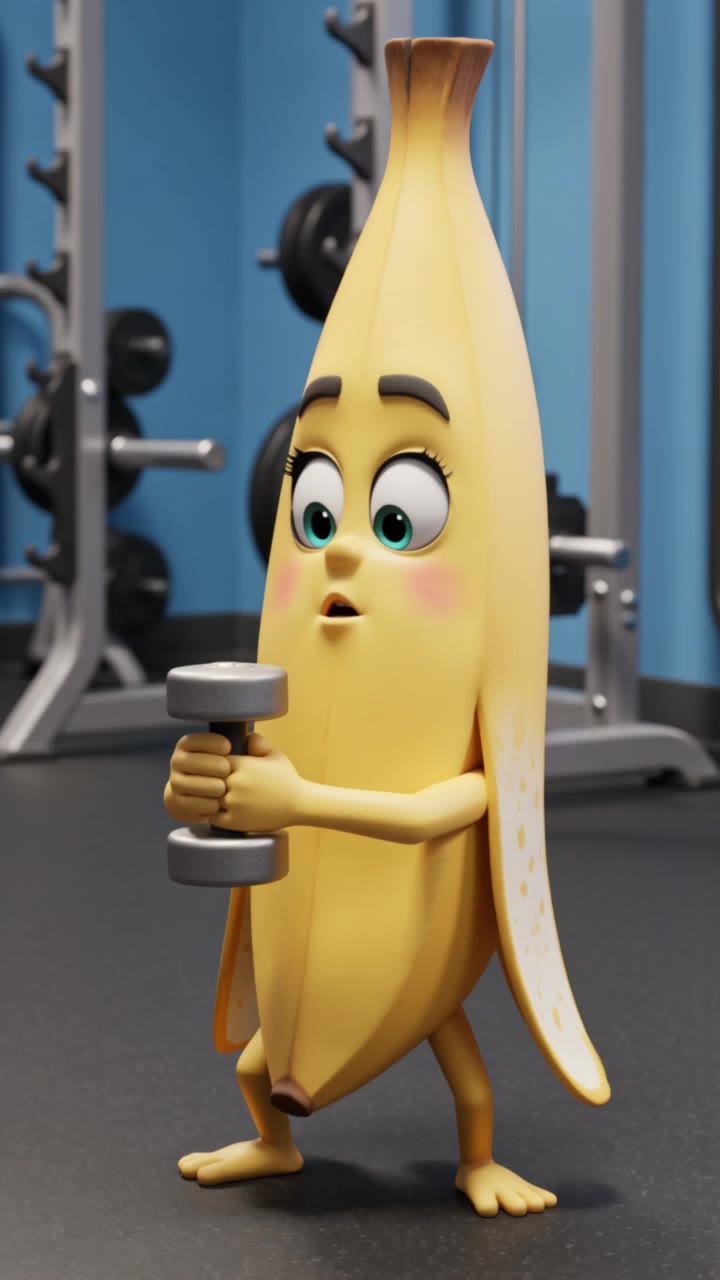 Kling AI work 316367790662764 - banana flips AI video