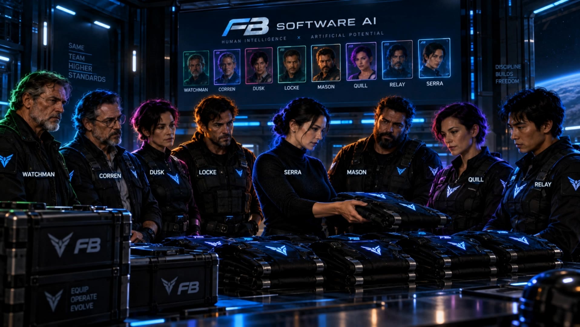 New uniforms for the crew - male crew cut AI video