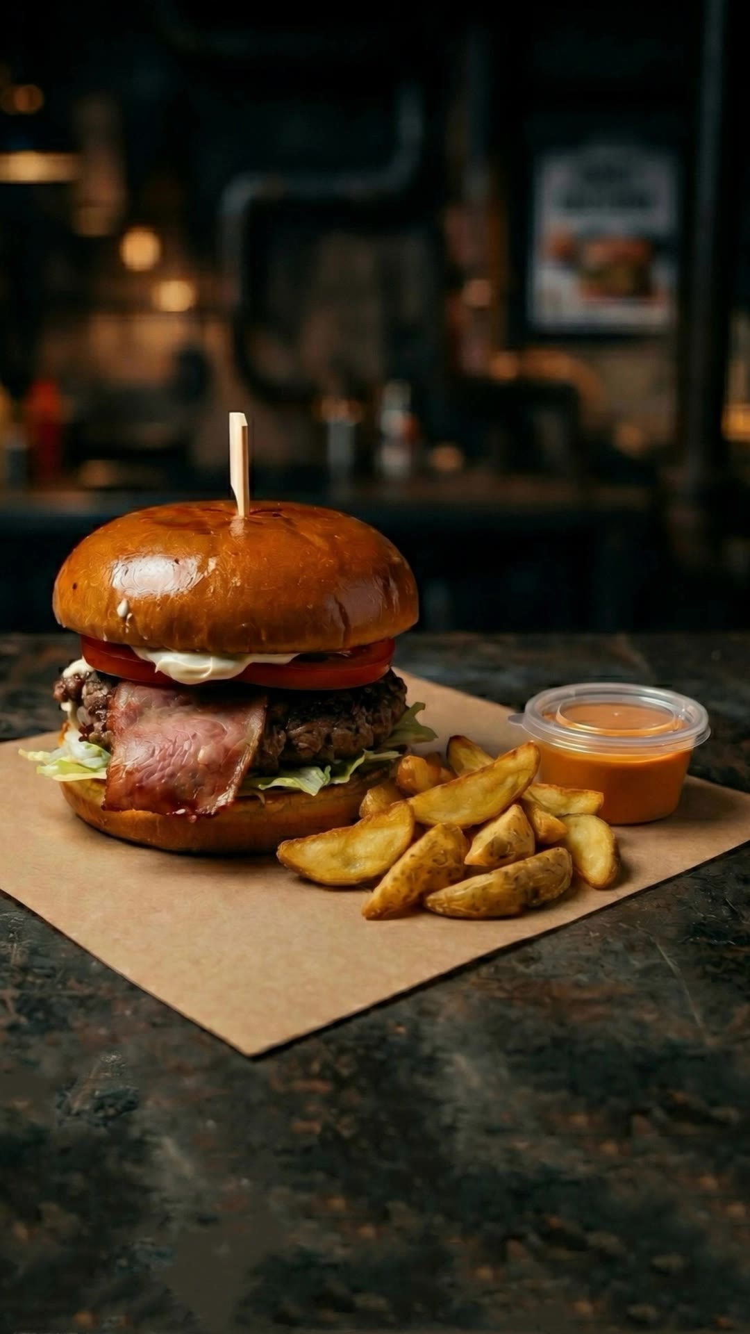 Kling AI work 311387018528371 - burger scene AI video