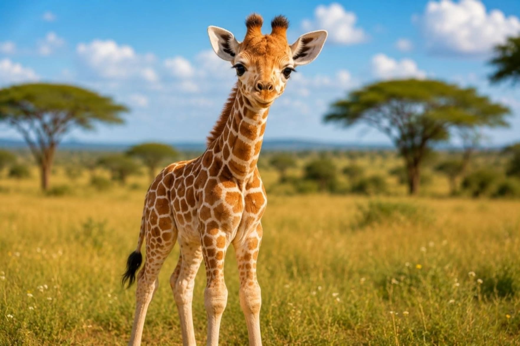 Kling AI work 317572157668609 - colors of a giraffe AI video
