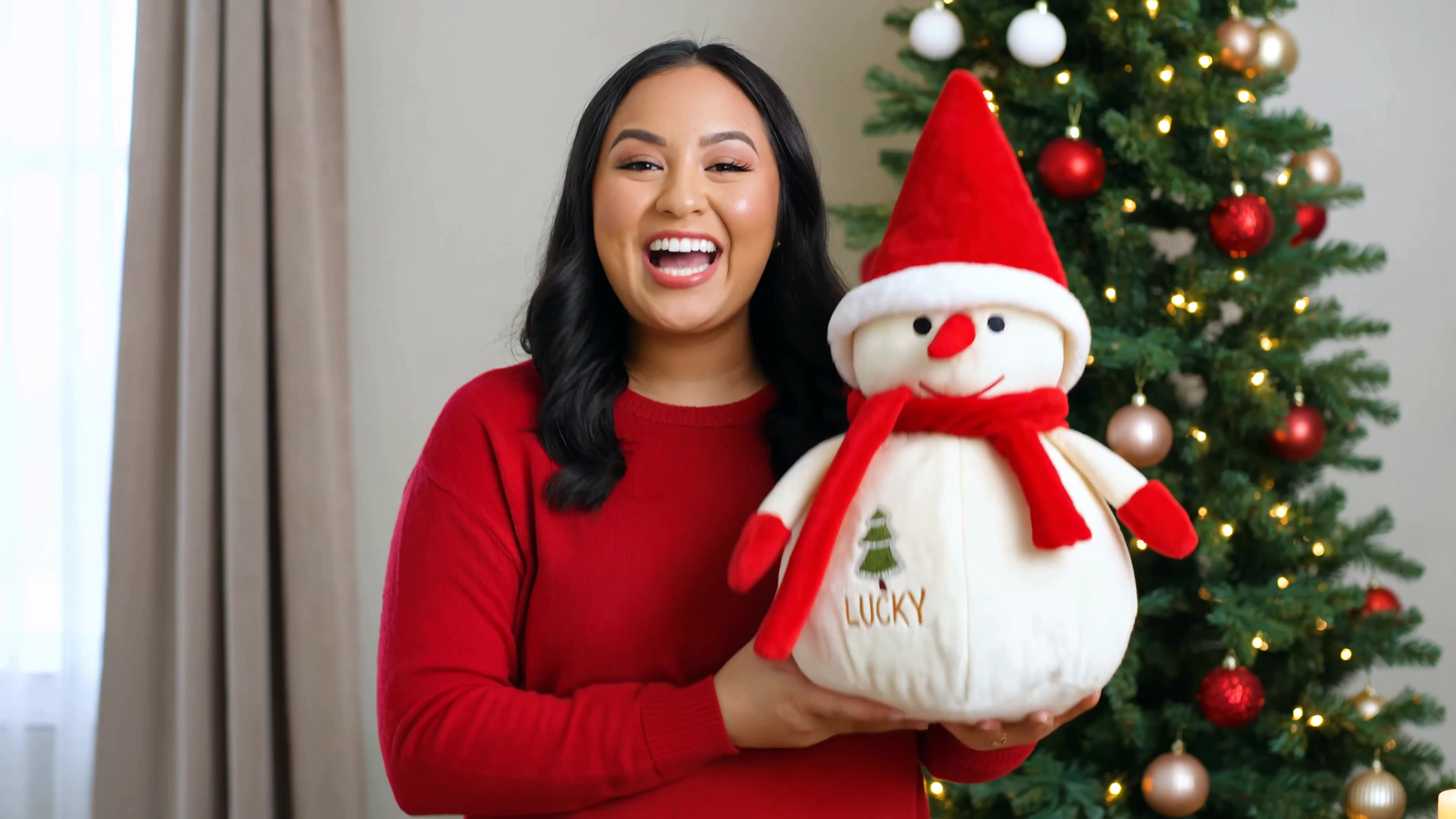 boneco de neve 22cm - natal animation AI video