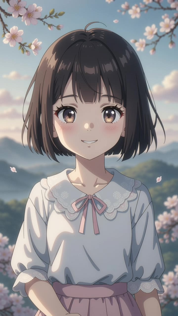 Kling AI work 317386905526841 - anime girl generator AI video