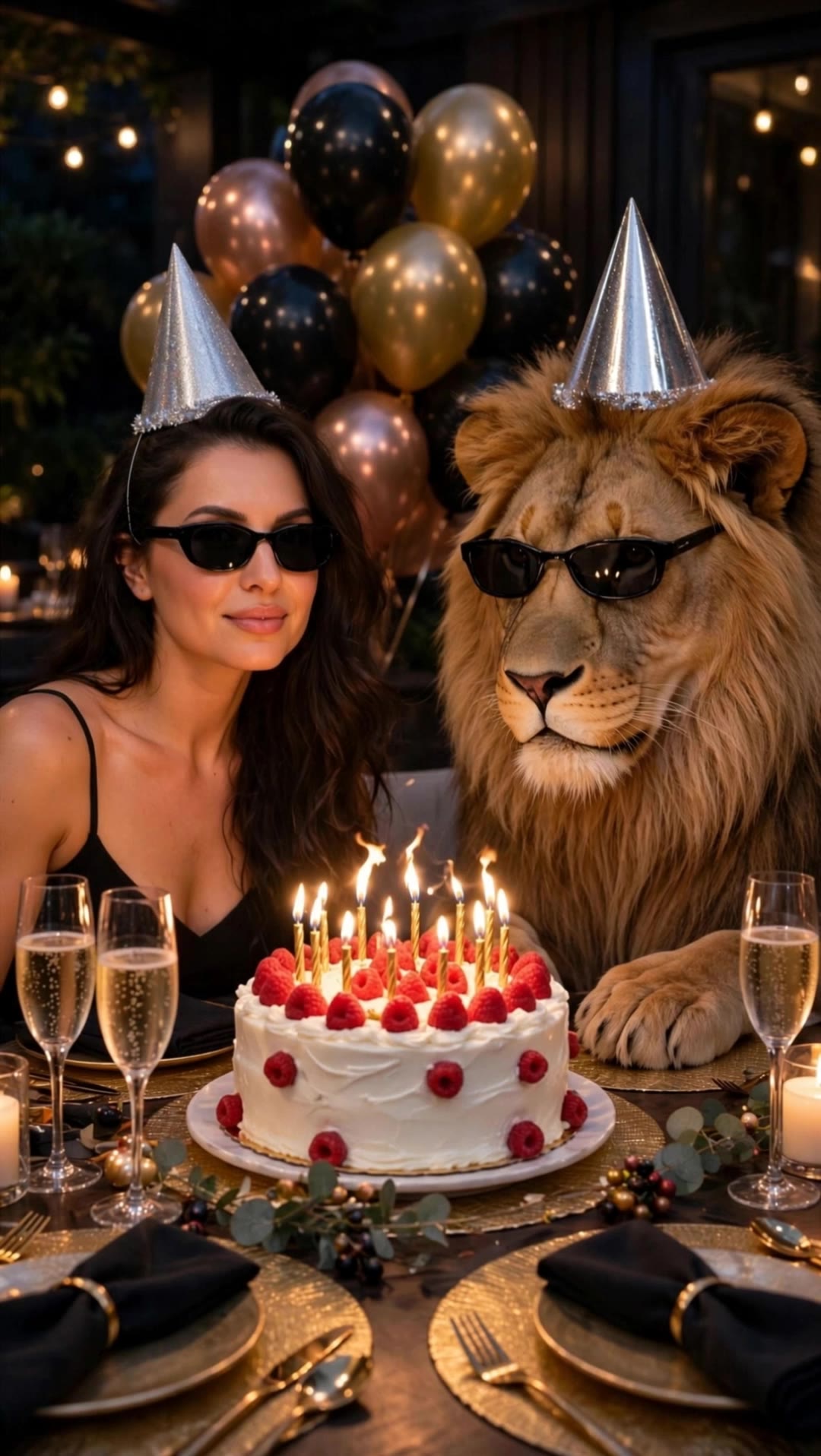 Kling AI work 316964657500100 - happy birthday scene AI video