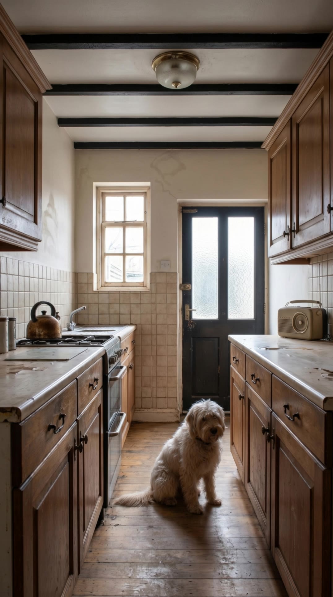 Victorian Terrace Kitchen - video captions extension realtime AI video