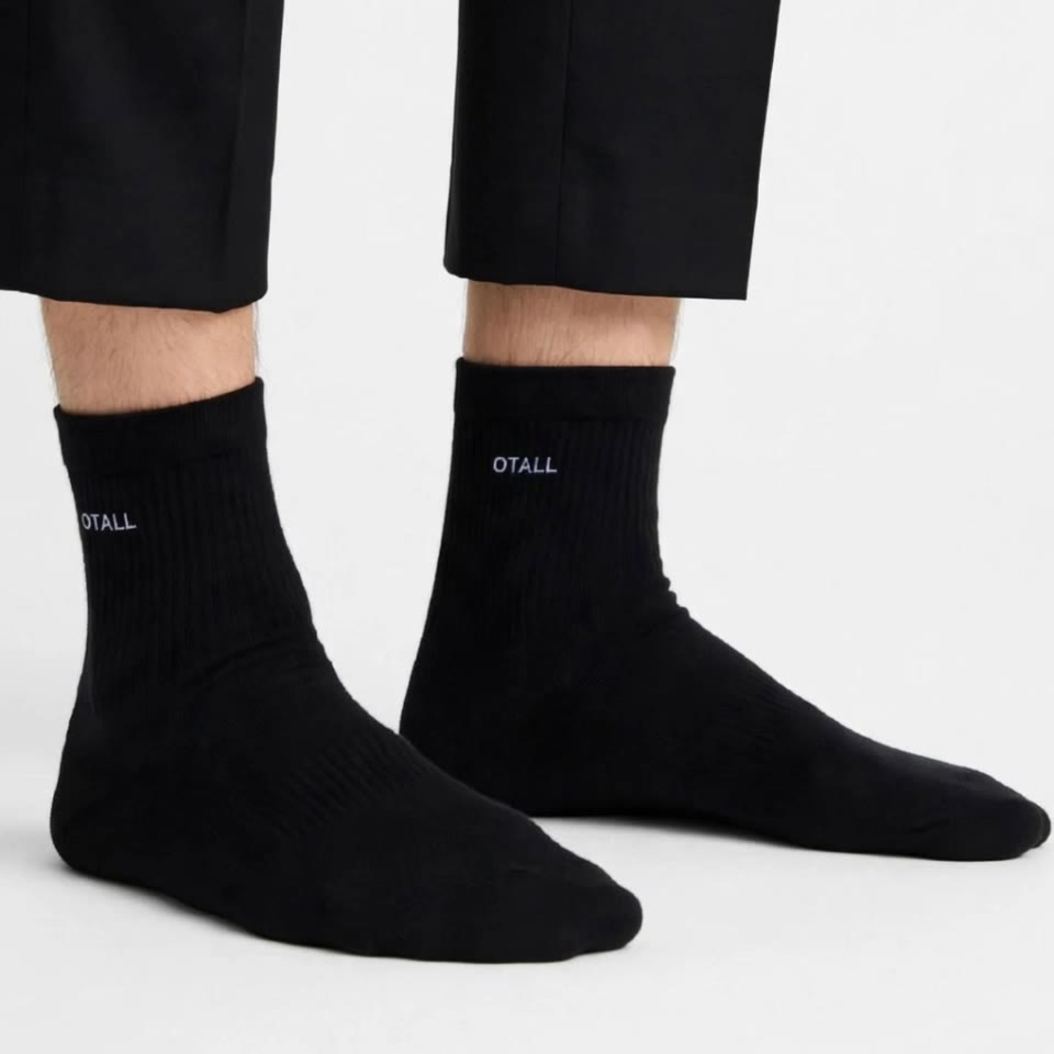 socks brand add - what are the cool young men cloth brand logo AI video