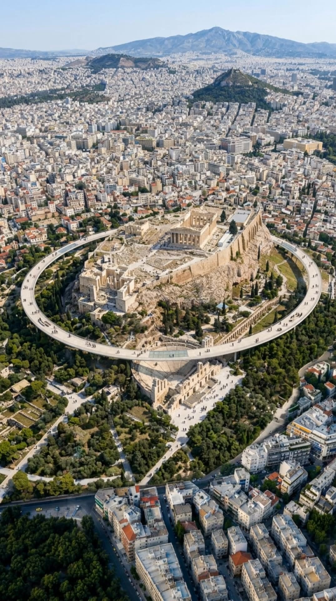 Acropolis Halo - Athens, Greece - halo ai AI video