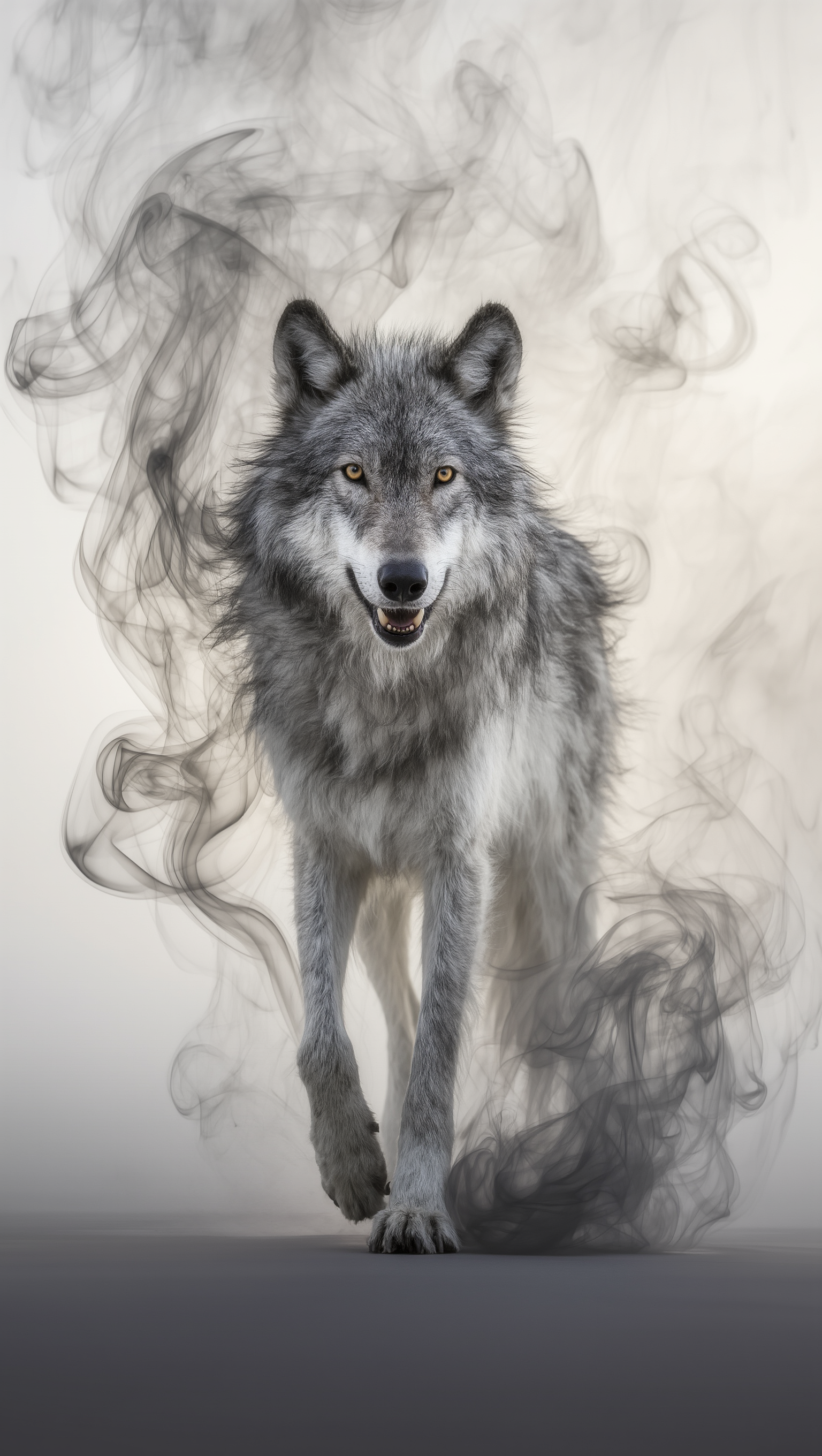 Kling AI work 309391513616592 - wolf style AI image