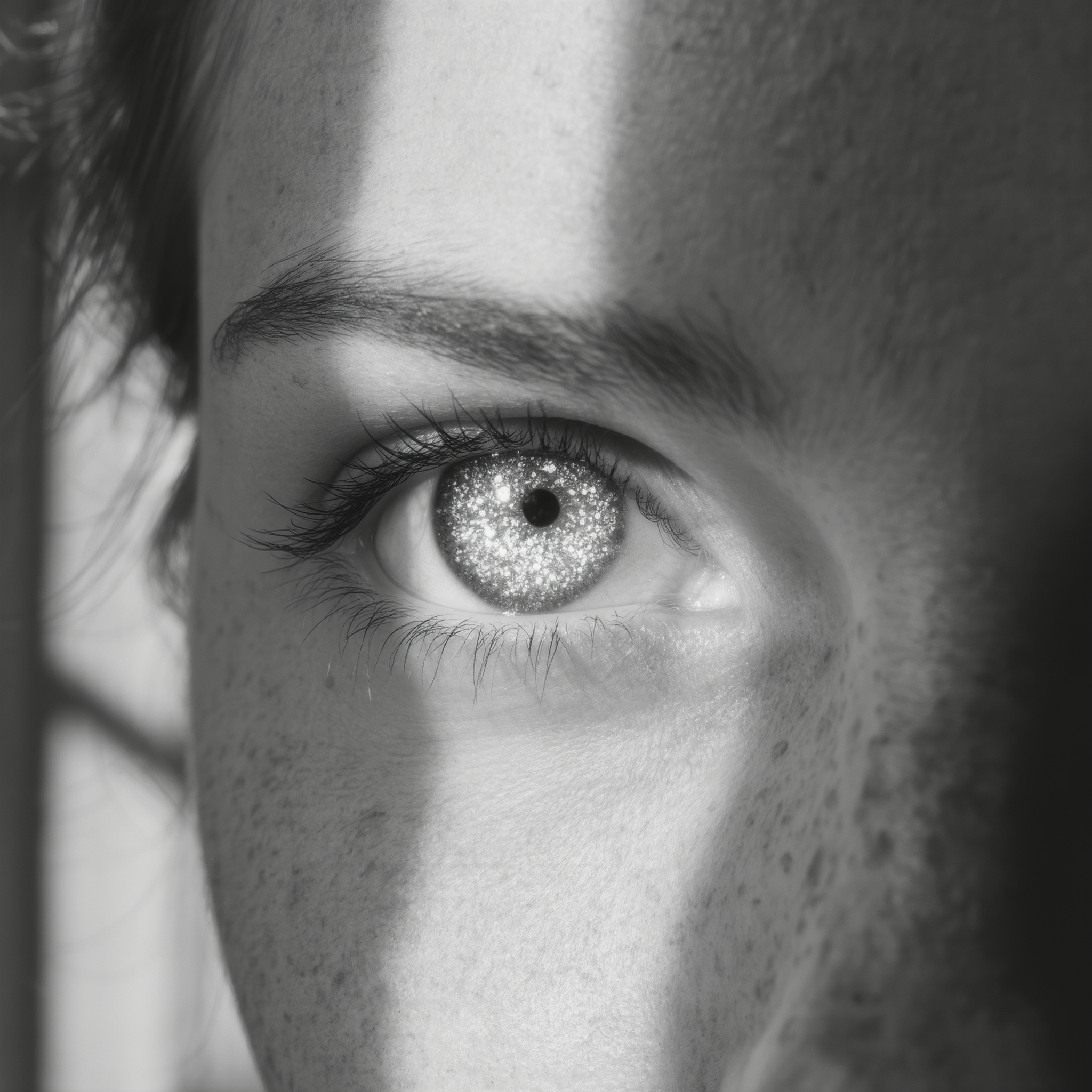 Luminous Eyes Gaze - topaz eyes AI image