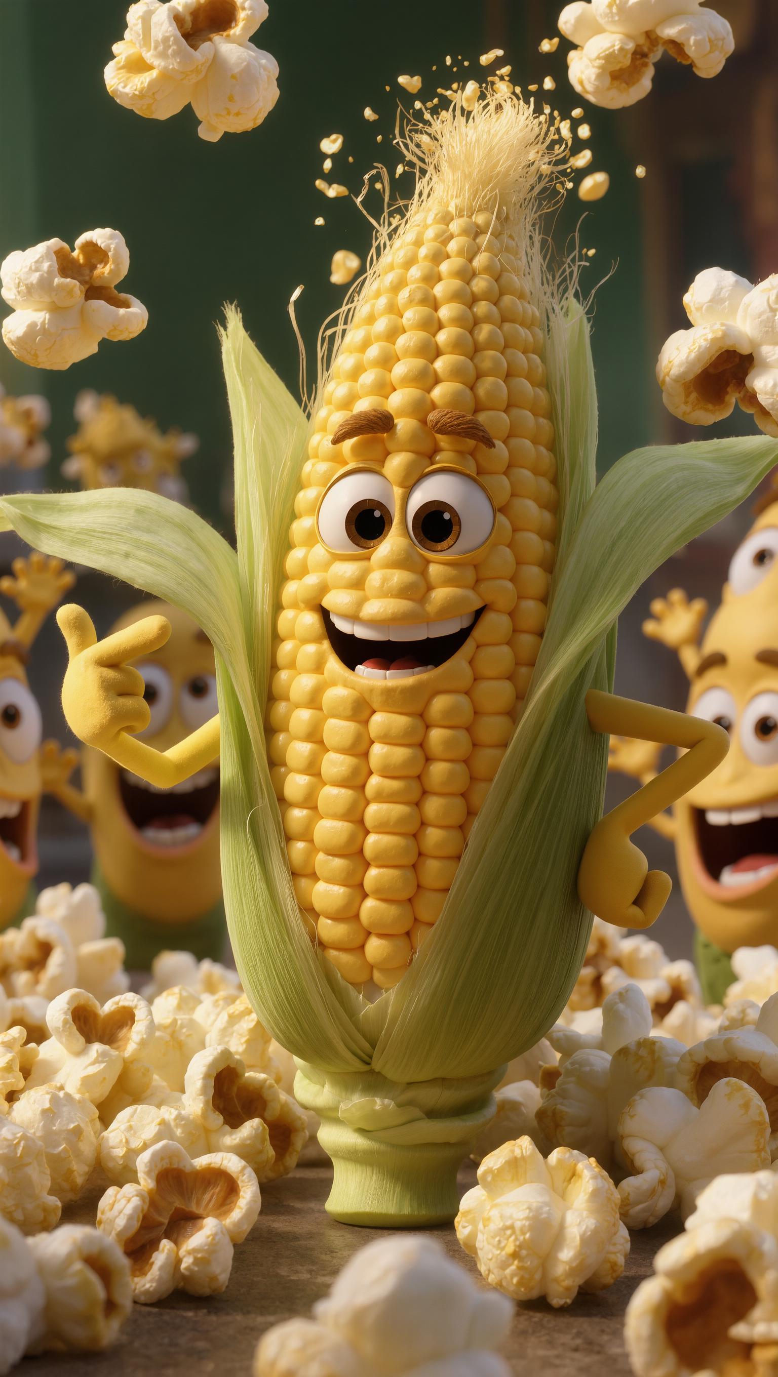 Kling AI work 314292251520351 - popcorn pop AI image