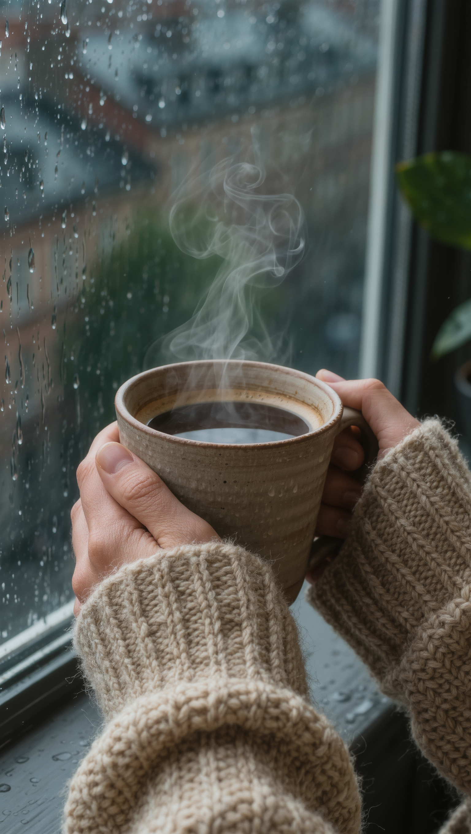 Cozy Coffee Slow-Living Morning  - coffee realistic AI image