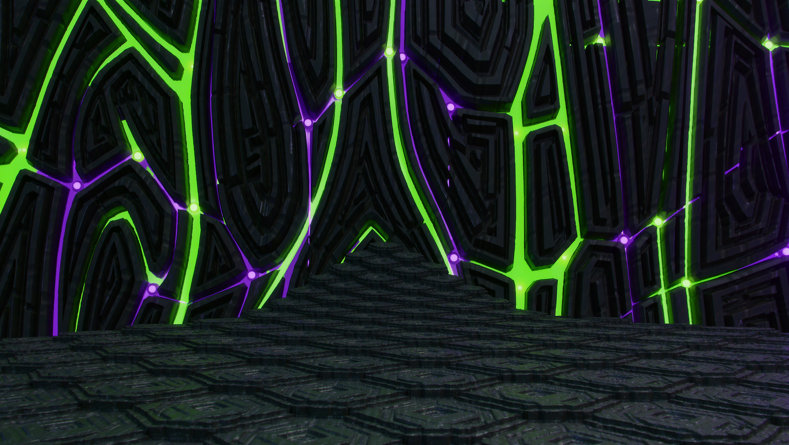 Kling AI work 319839733302406 - hexagonal lighting AI image