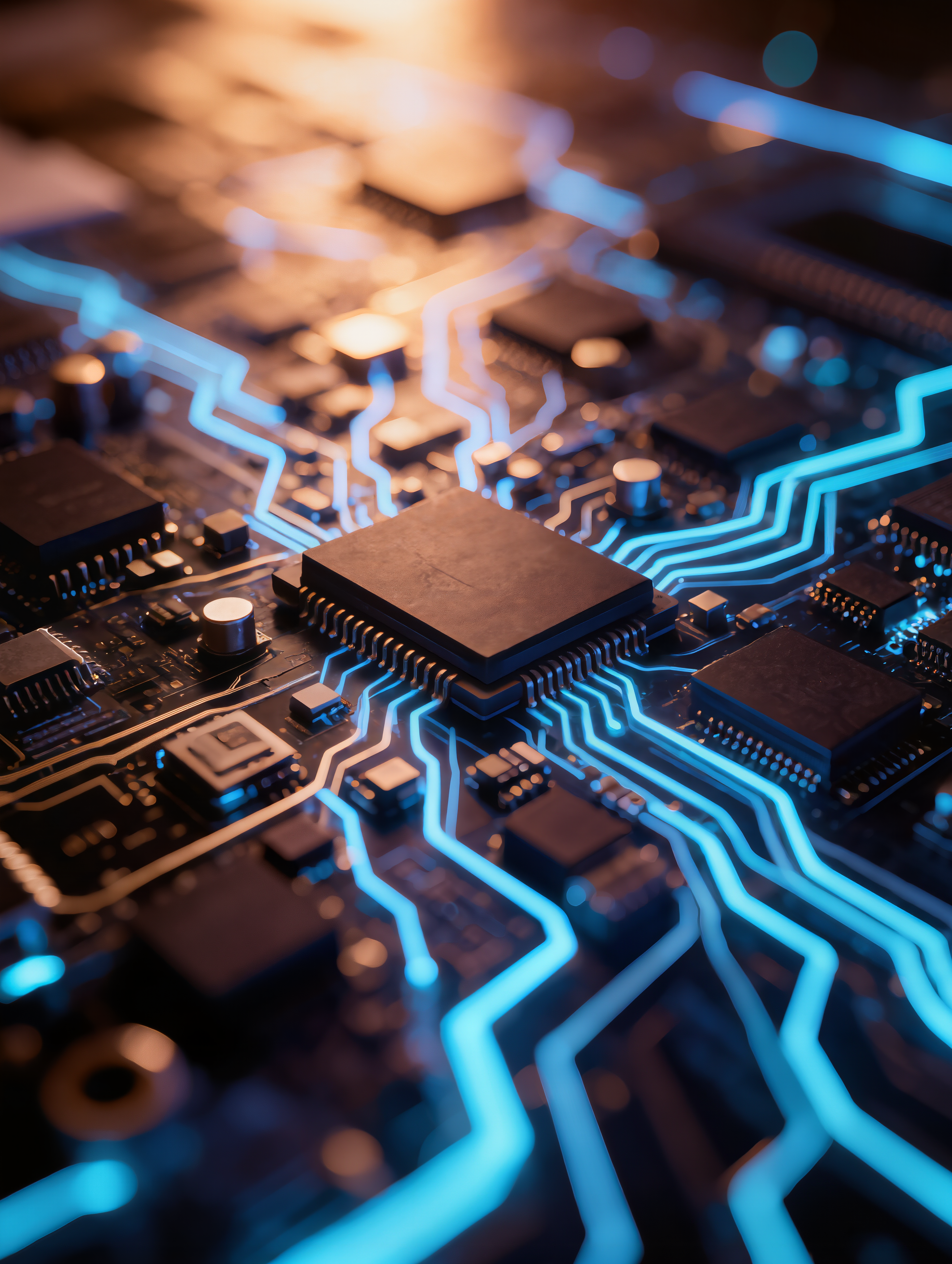 Abstract technology background - create transparent background free AI image