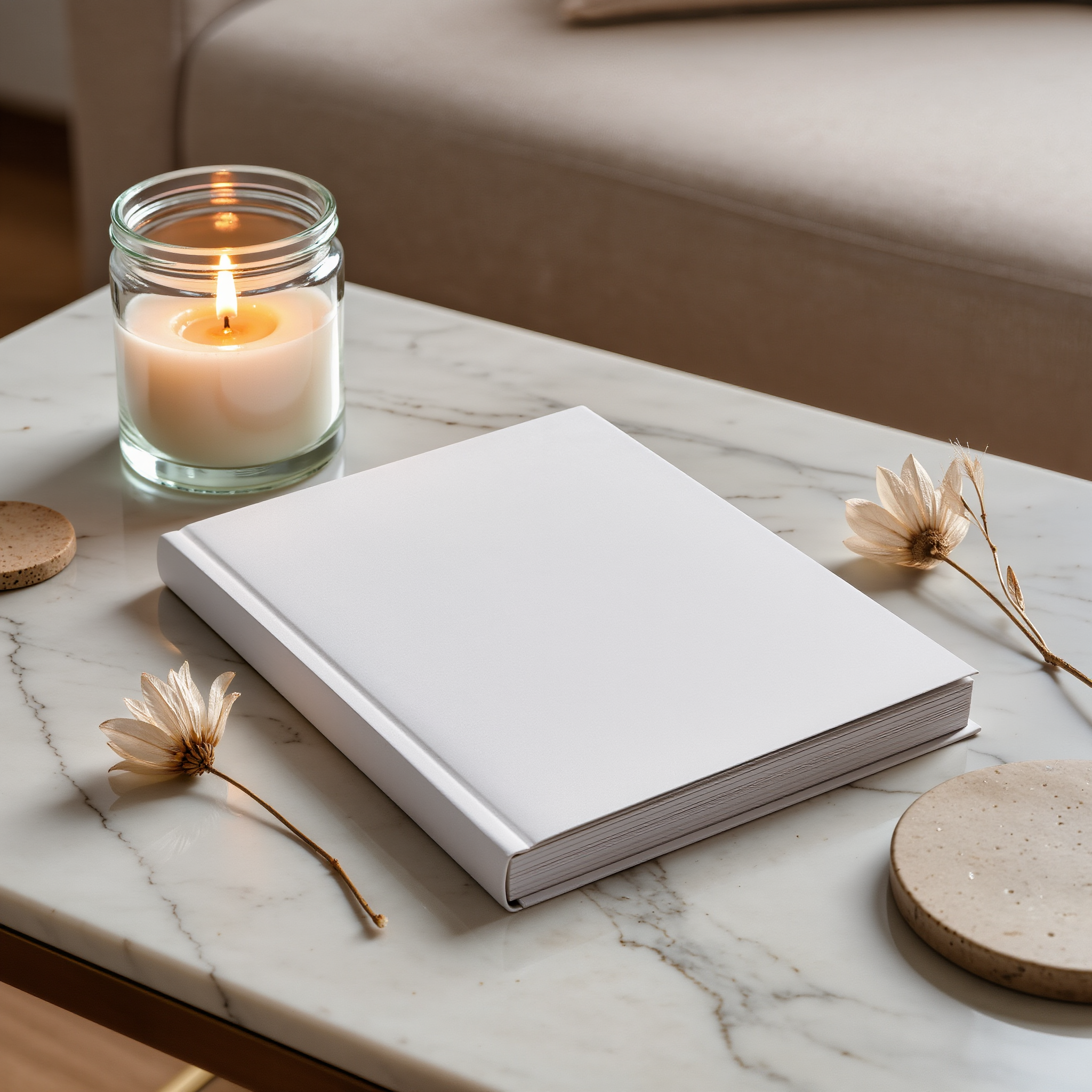 Book Cover Mockup - book poster design AI image