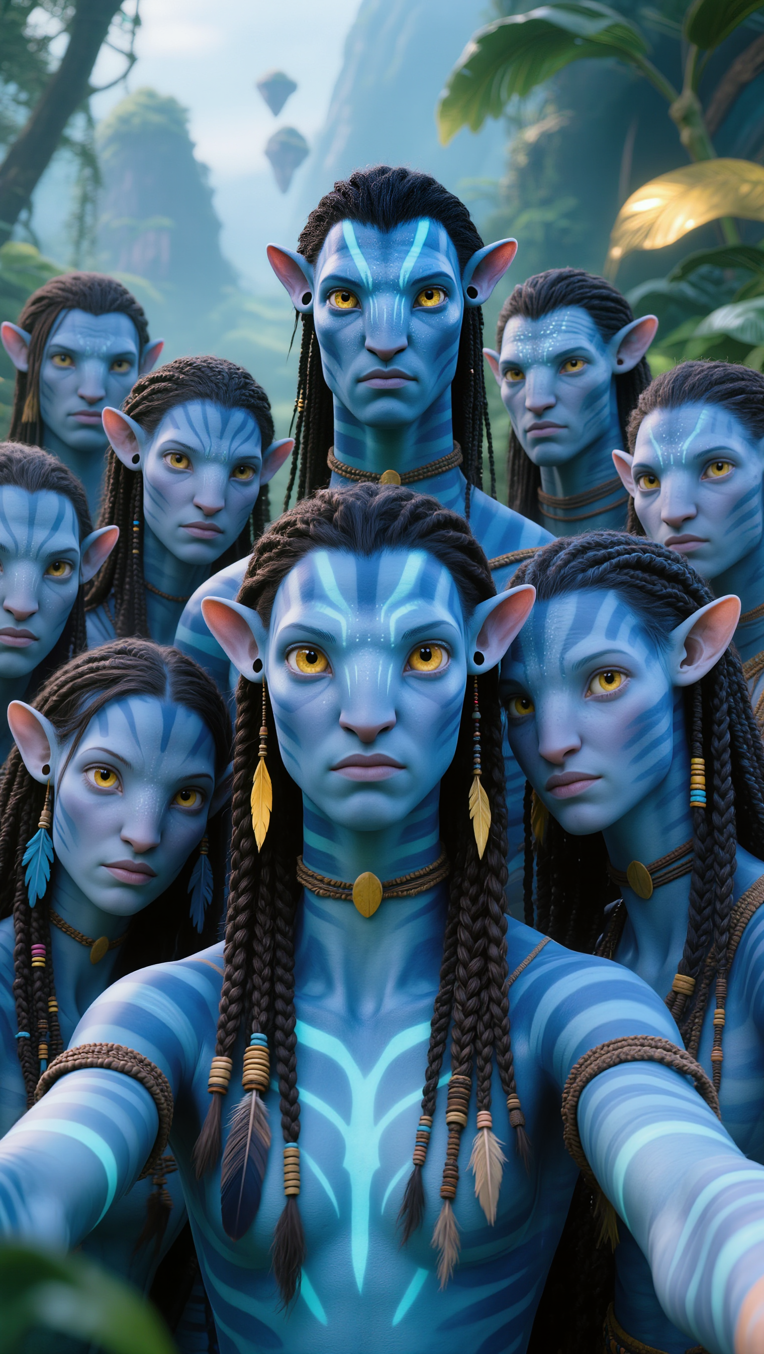 Kling AI work 298934589307490 - cast of characters AI image