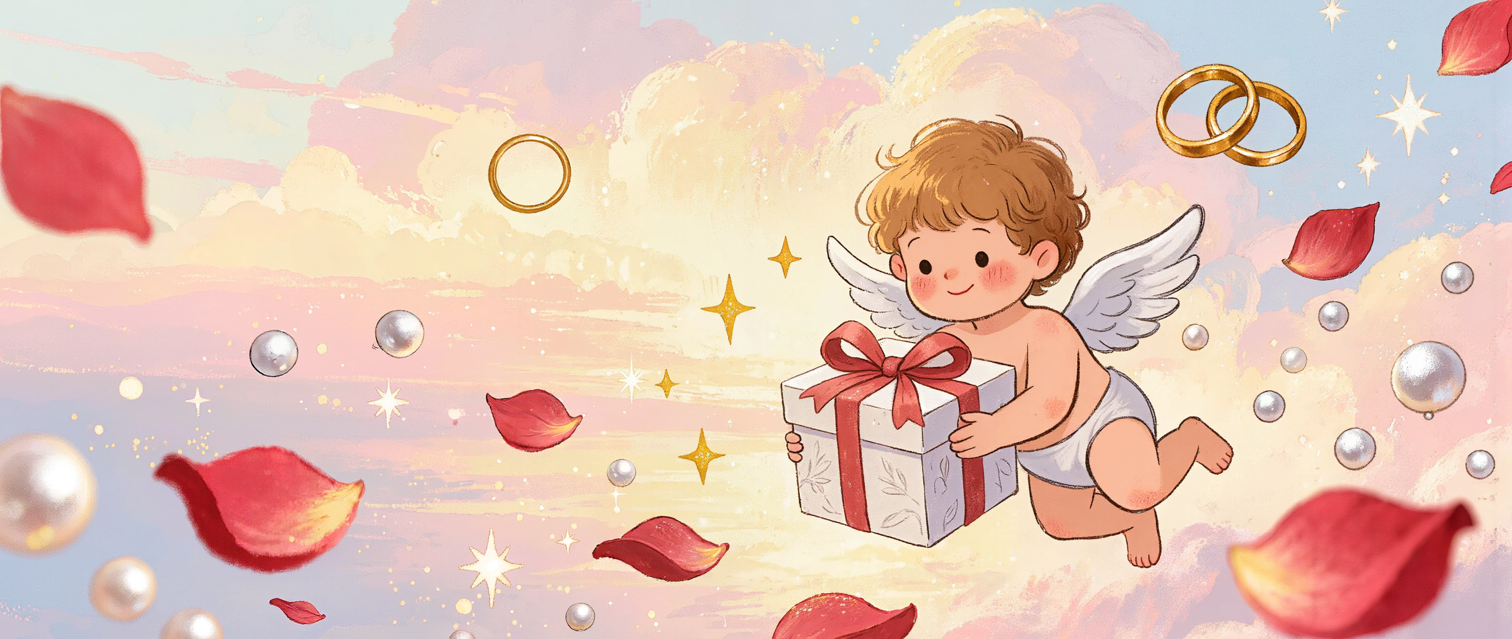 Valentine's Gift - cupid picture AI image
