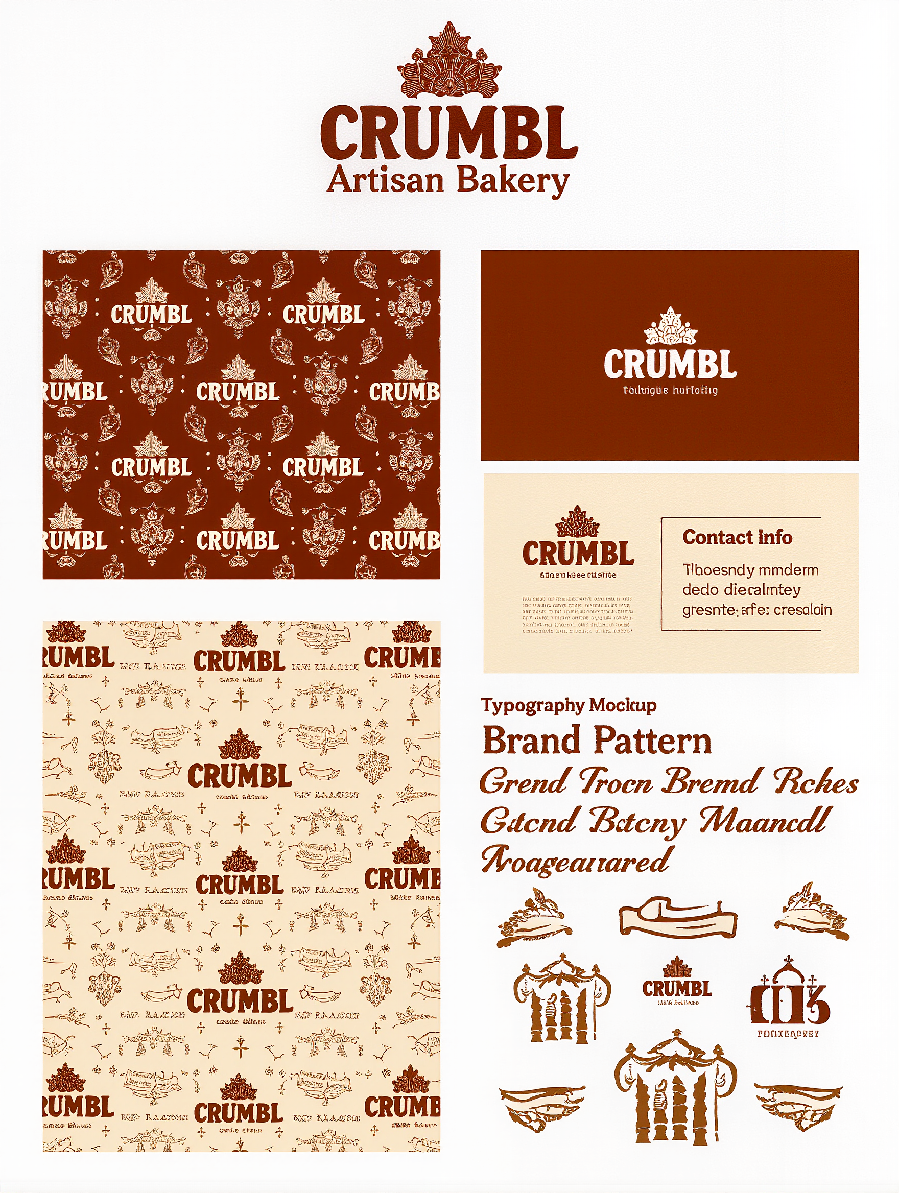 artisdian bakery - brand kit generator AI image