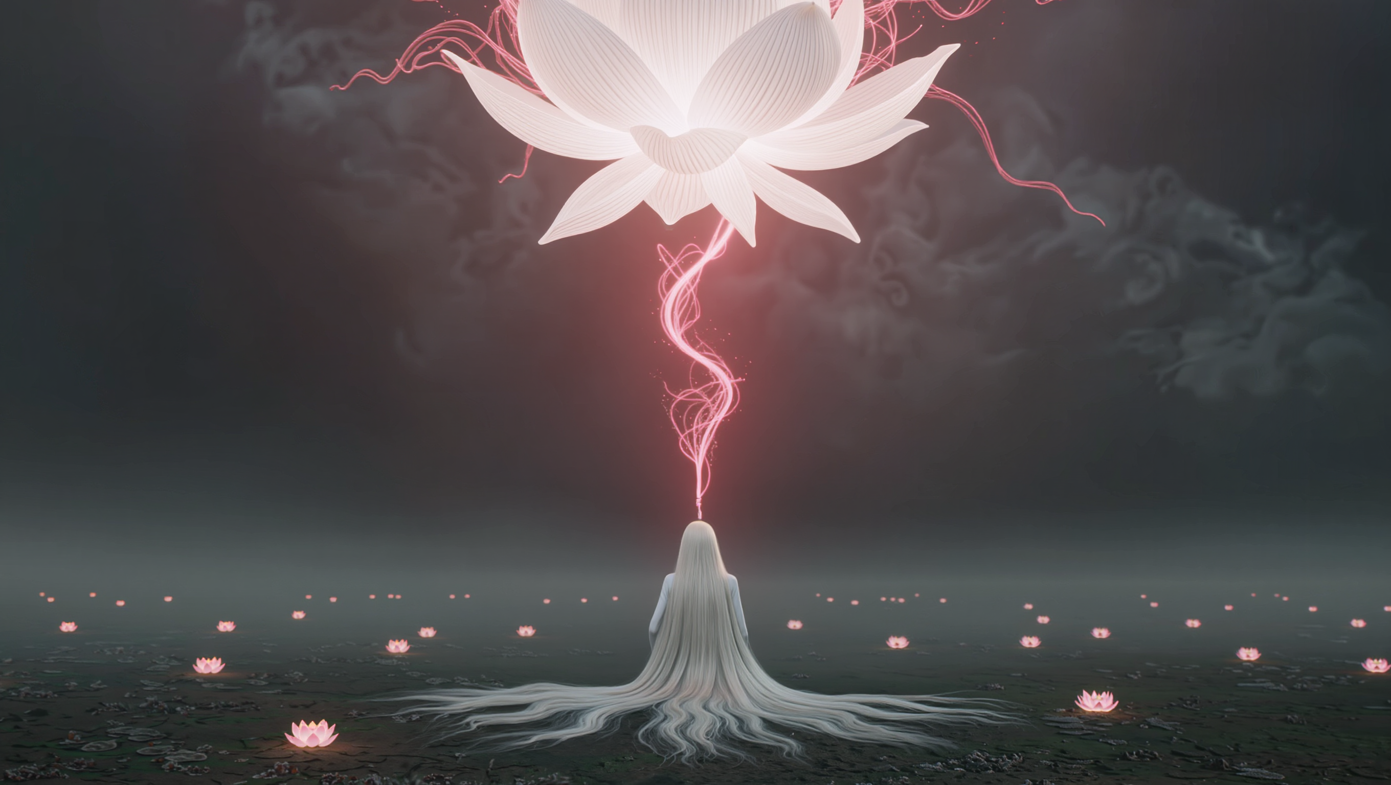 Kling AI work 307392902506229 - tendrils hair AI image