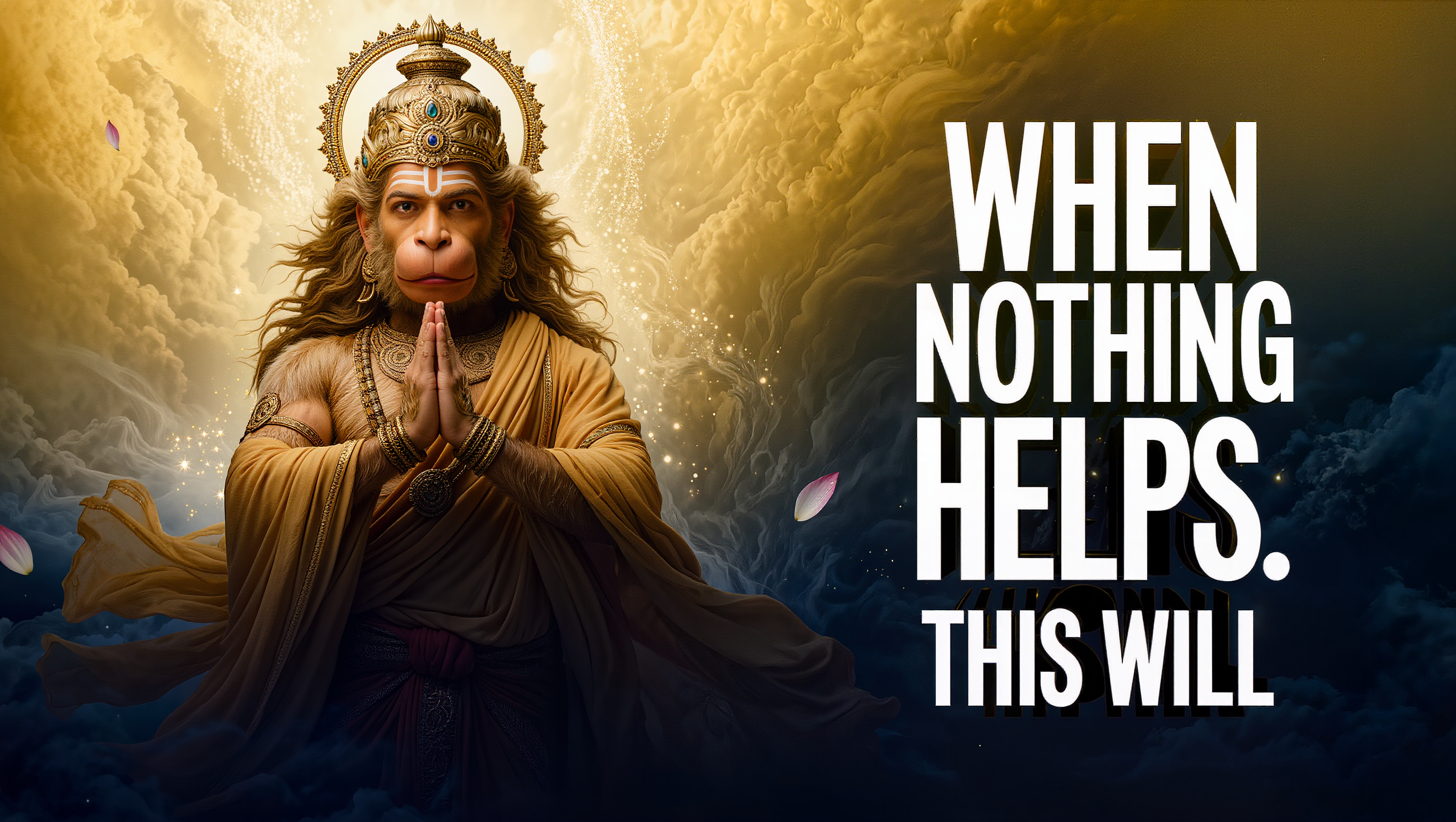 Hanuman Motivation Poster - cinema poster creator AI image
