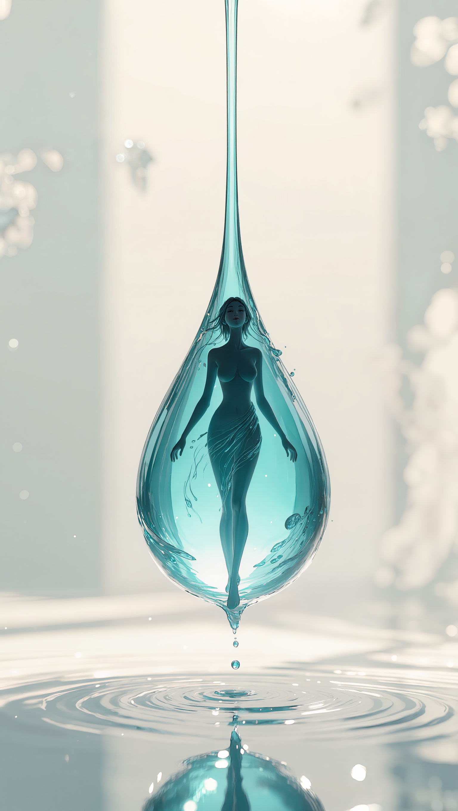 Fresh Rise - massage desktop wallpaper AI image