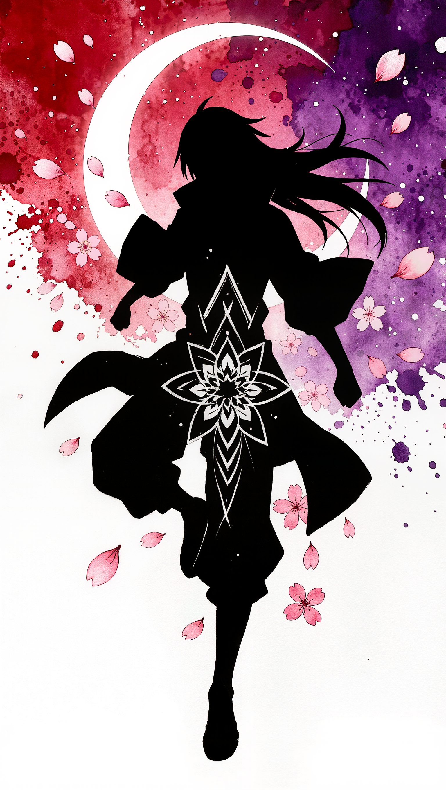 Anime Silhouette Art - anime ai art generator free AI image