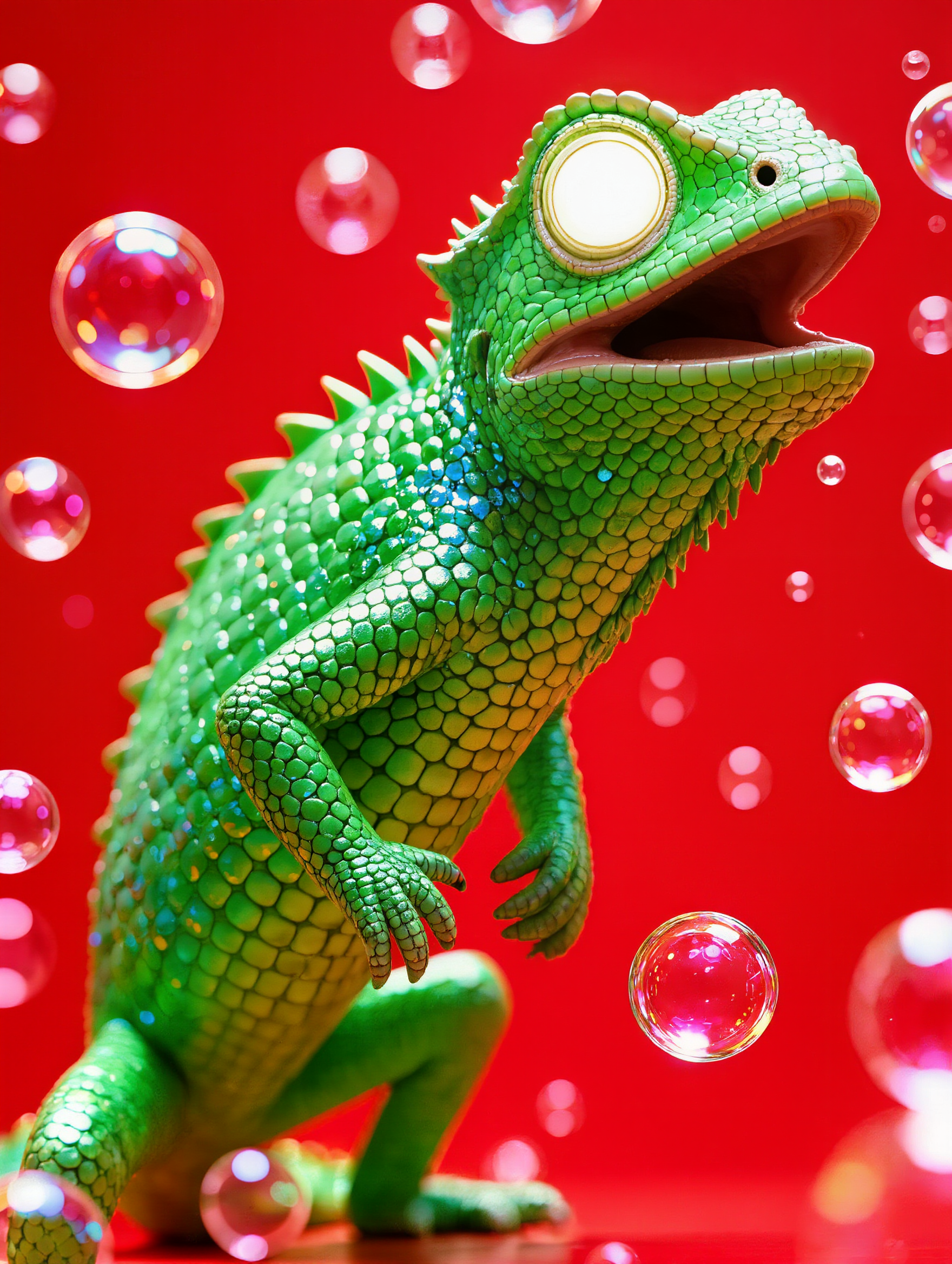 Kling AI work 307979569503589 - lizard ears AI image