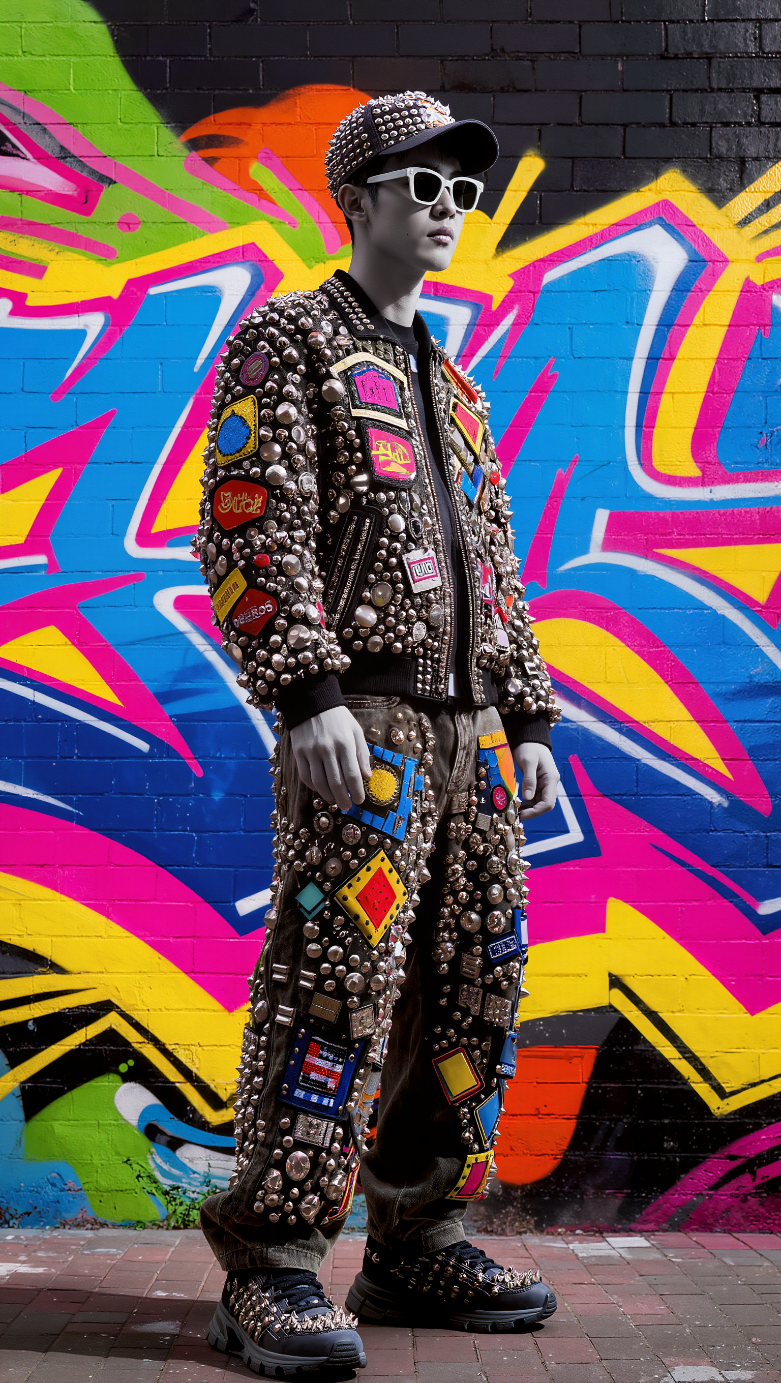 Kling AI work 308376480663196 - generate graffiti AI image