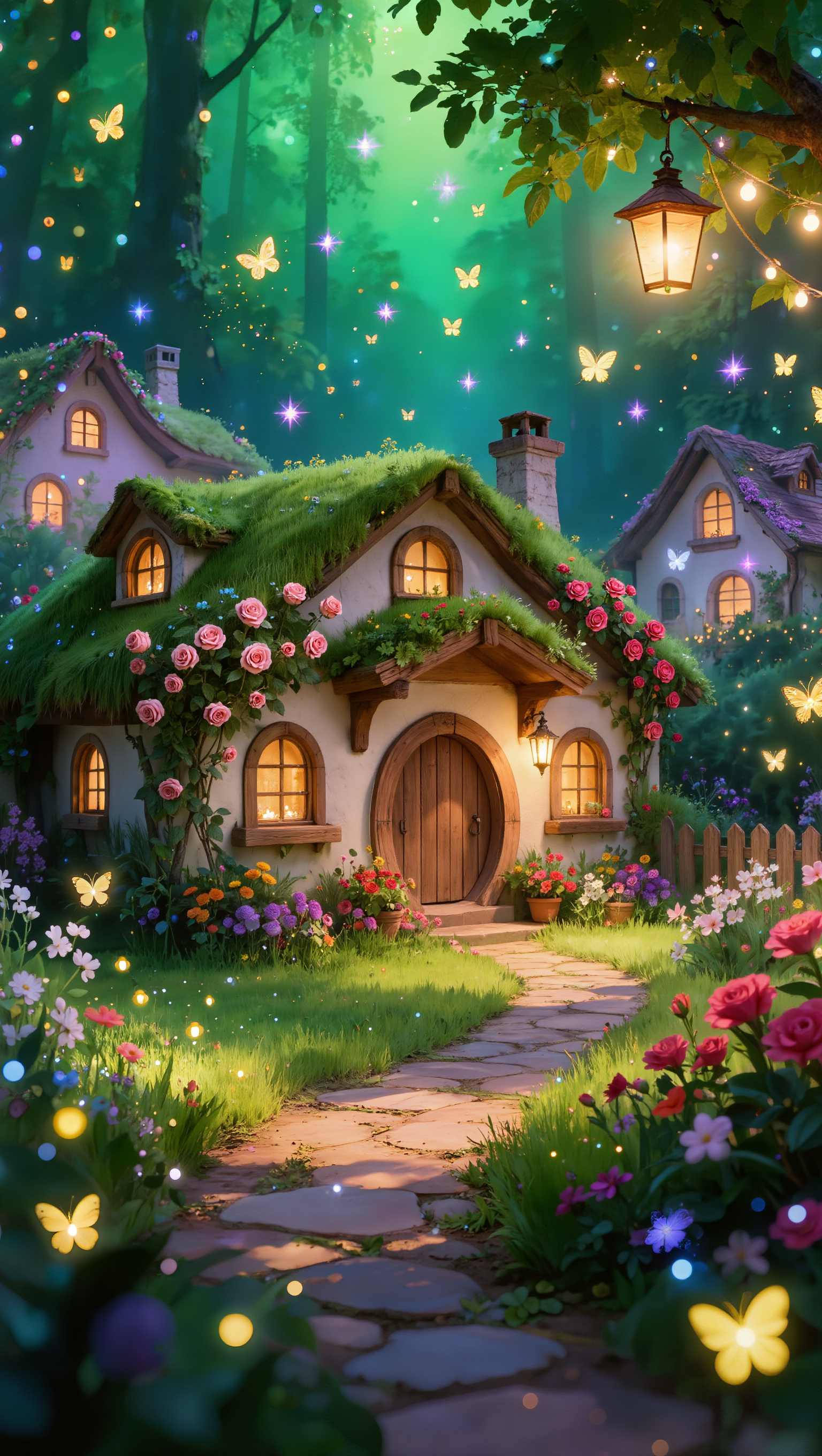 Kling AI work 308585695534009 - house wallpaper AI image