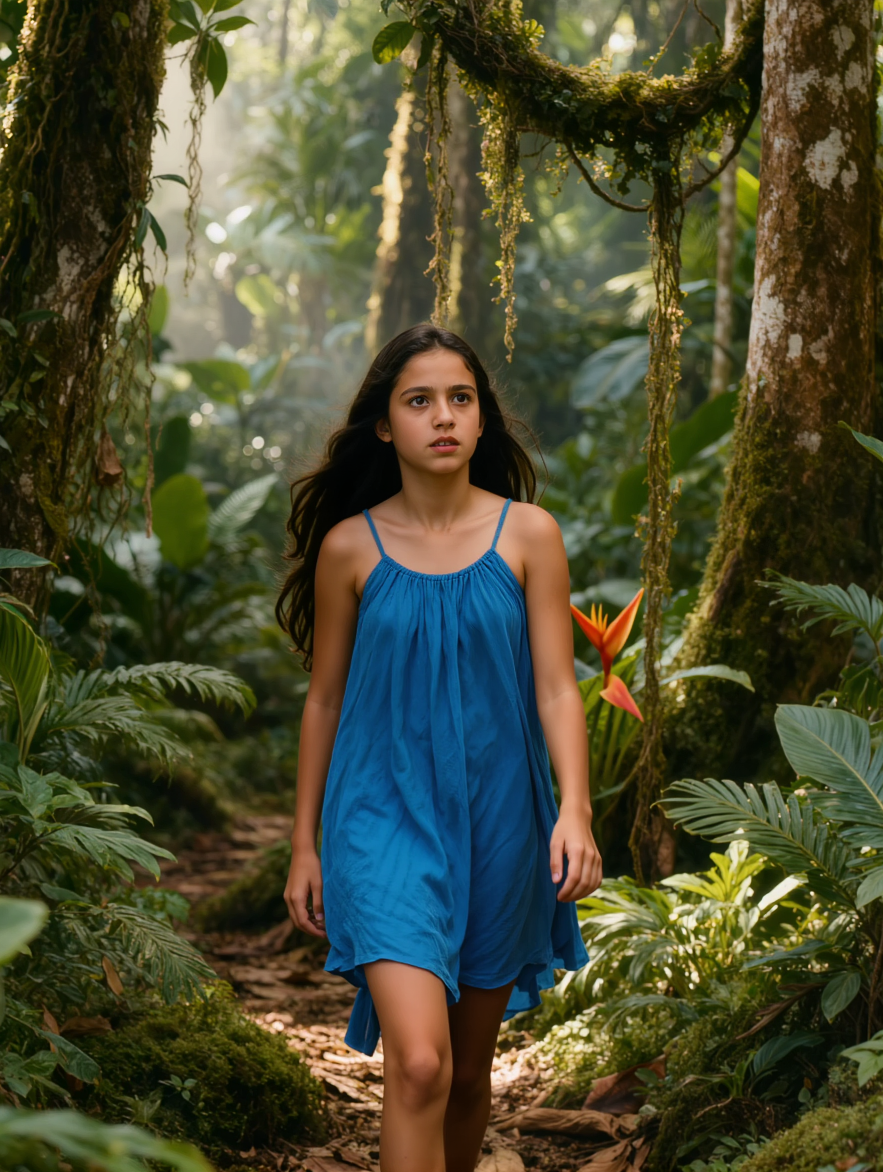 Kling AI work 308686616664500 - parrot jungle trail AI image