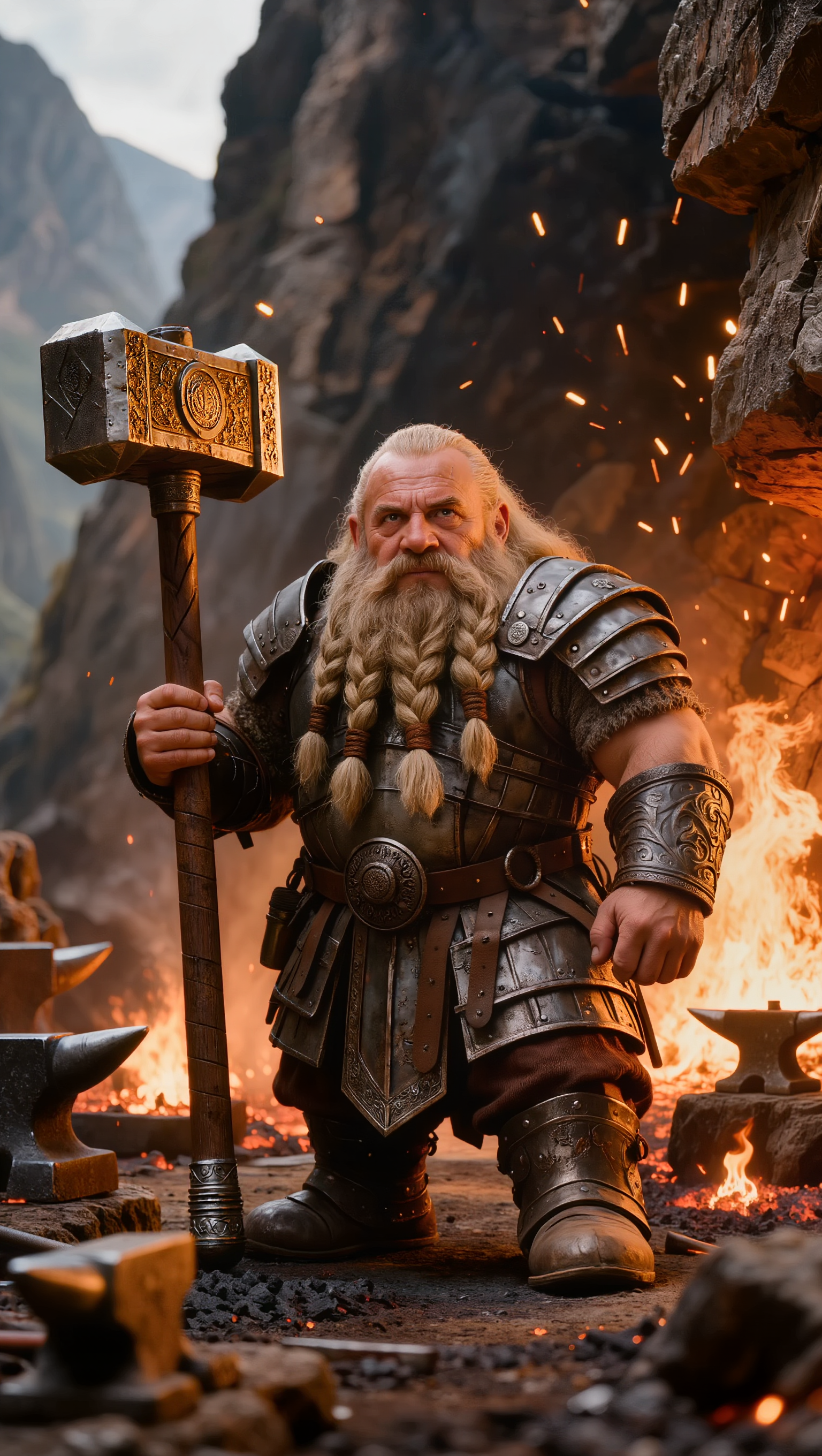 dwarf warrior - ultra realistic AI image