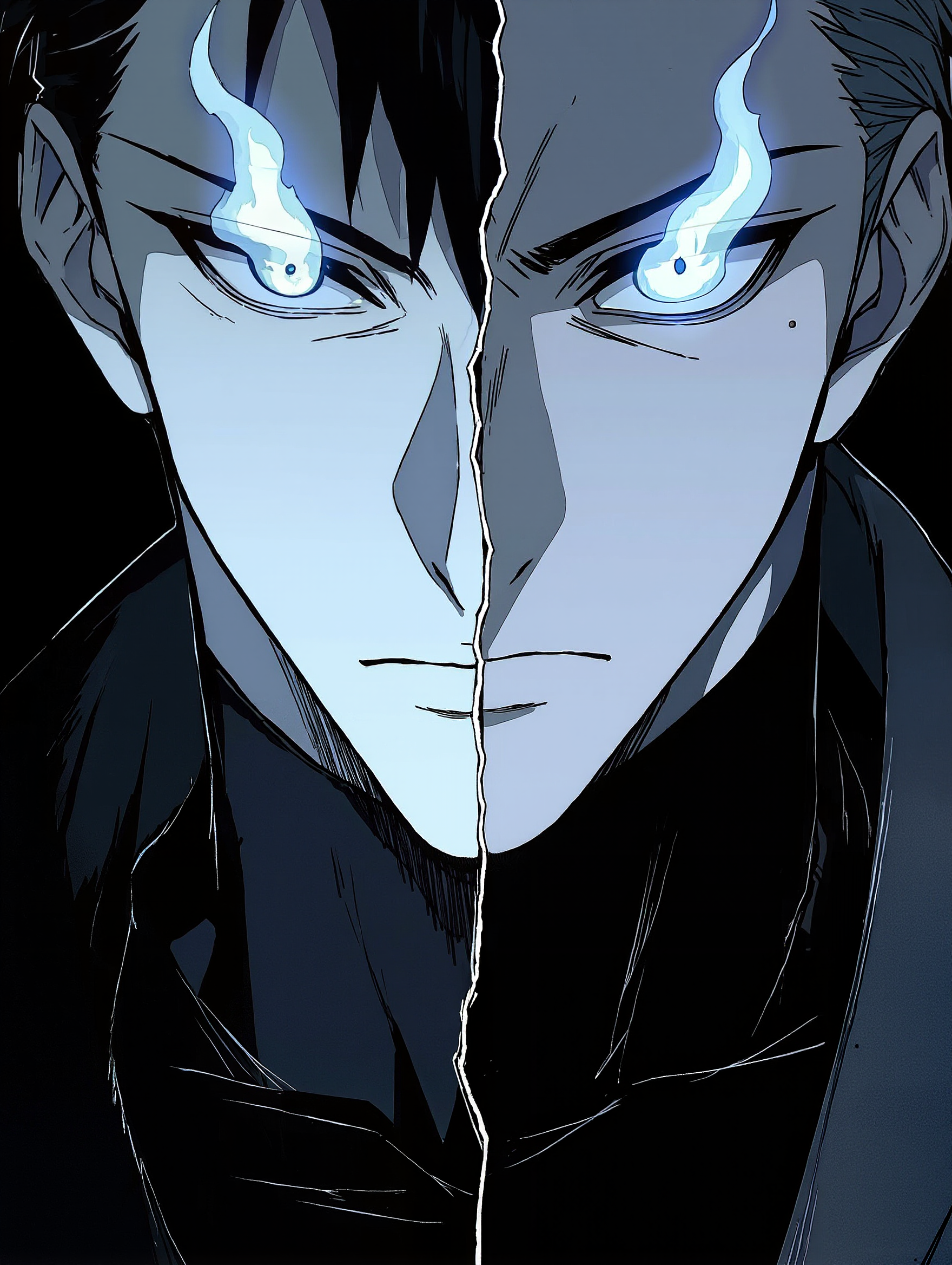 Kling AI work 309599678504439 - anime male poses AI image