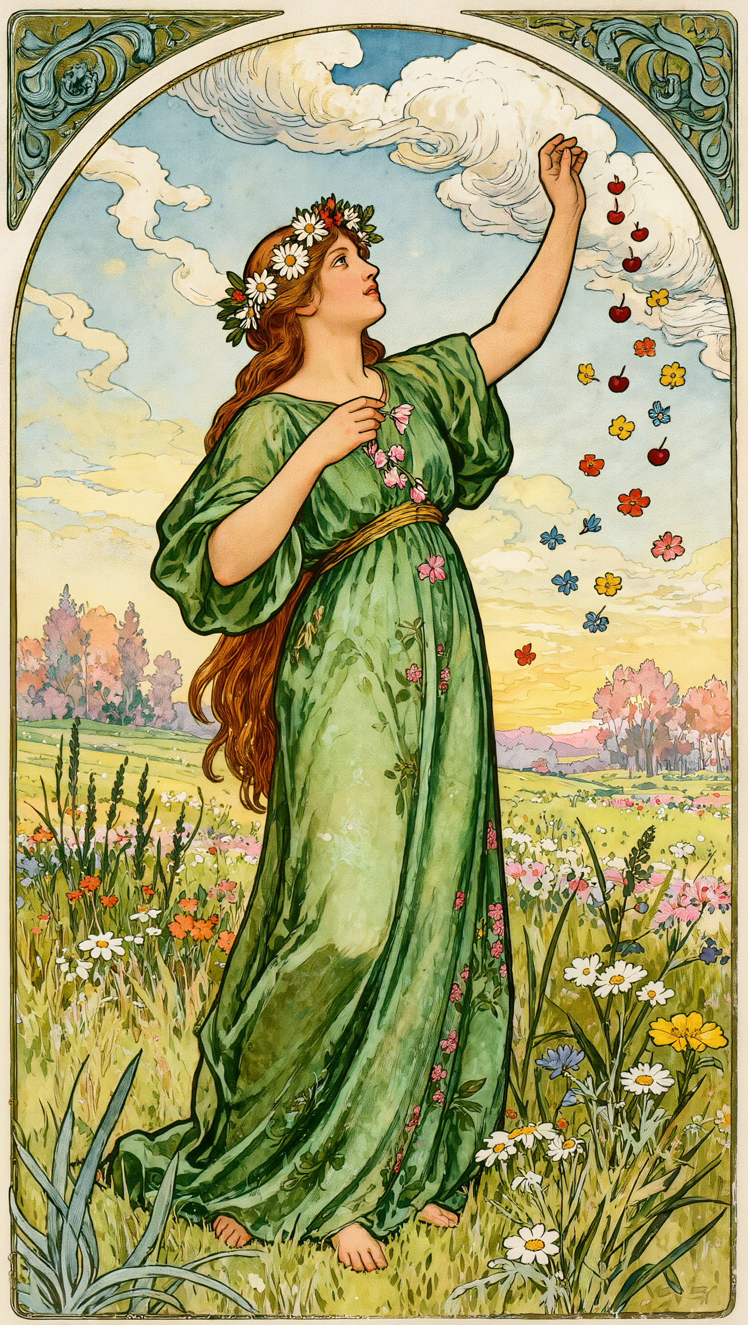 Allegorical figure of may - is it possible to make a figure of someone AI image