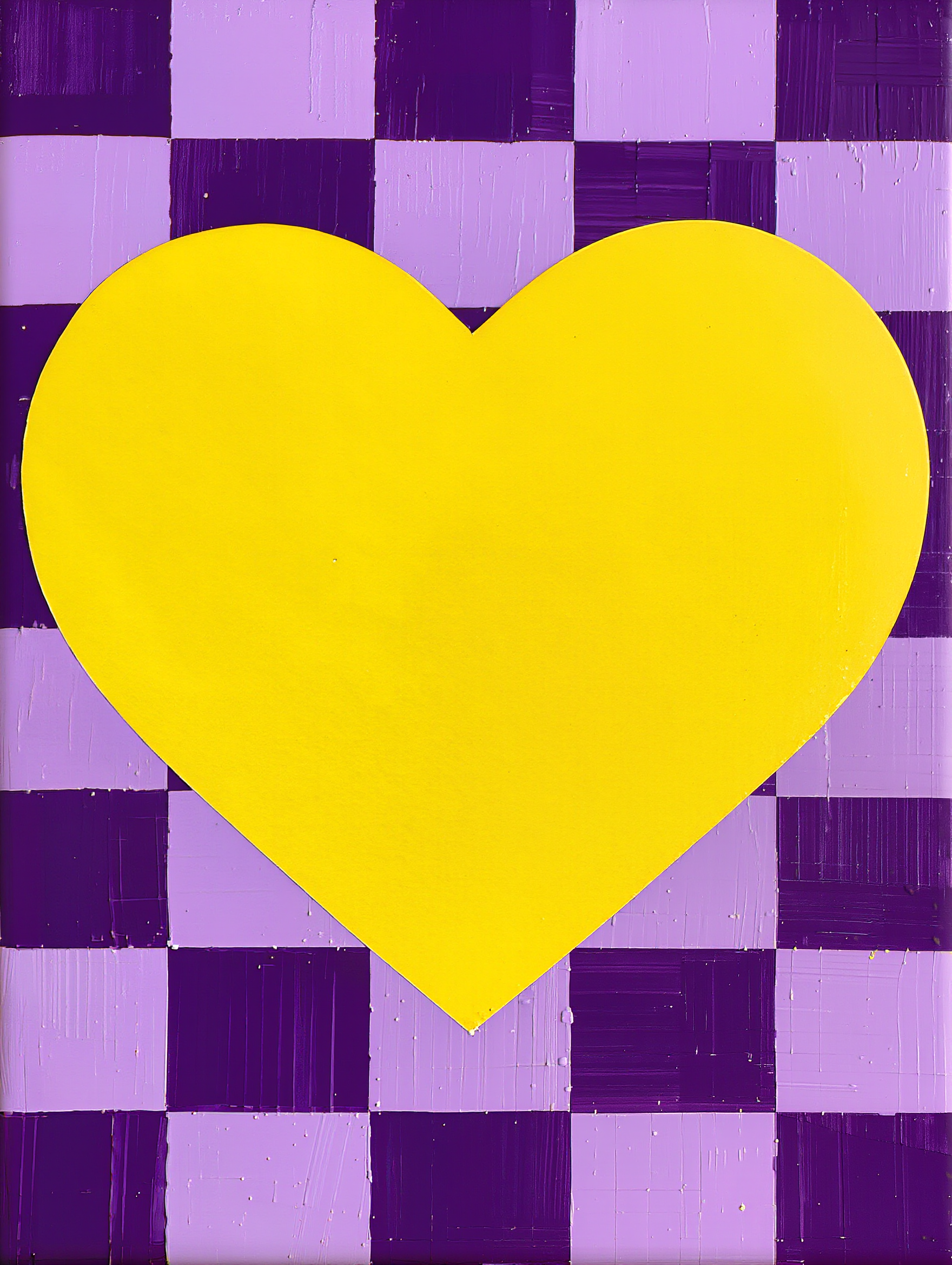 Kling AI work 309917724526950 - purple checkered background AI image