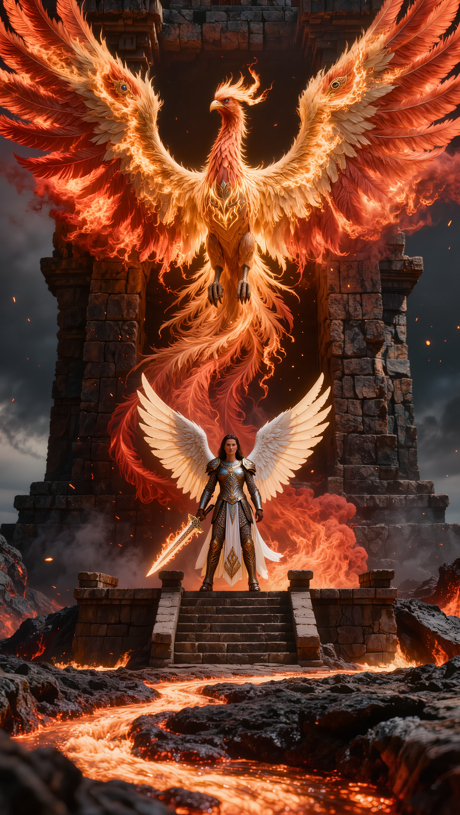 female warrior angel - fantasy names female generator AI image