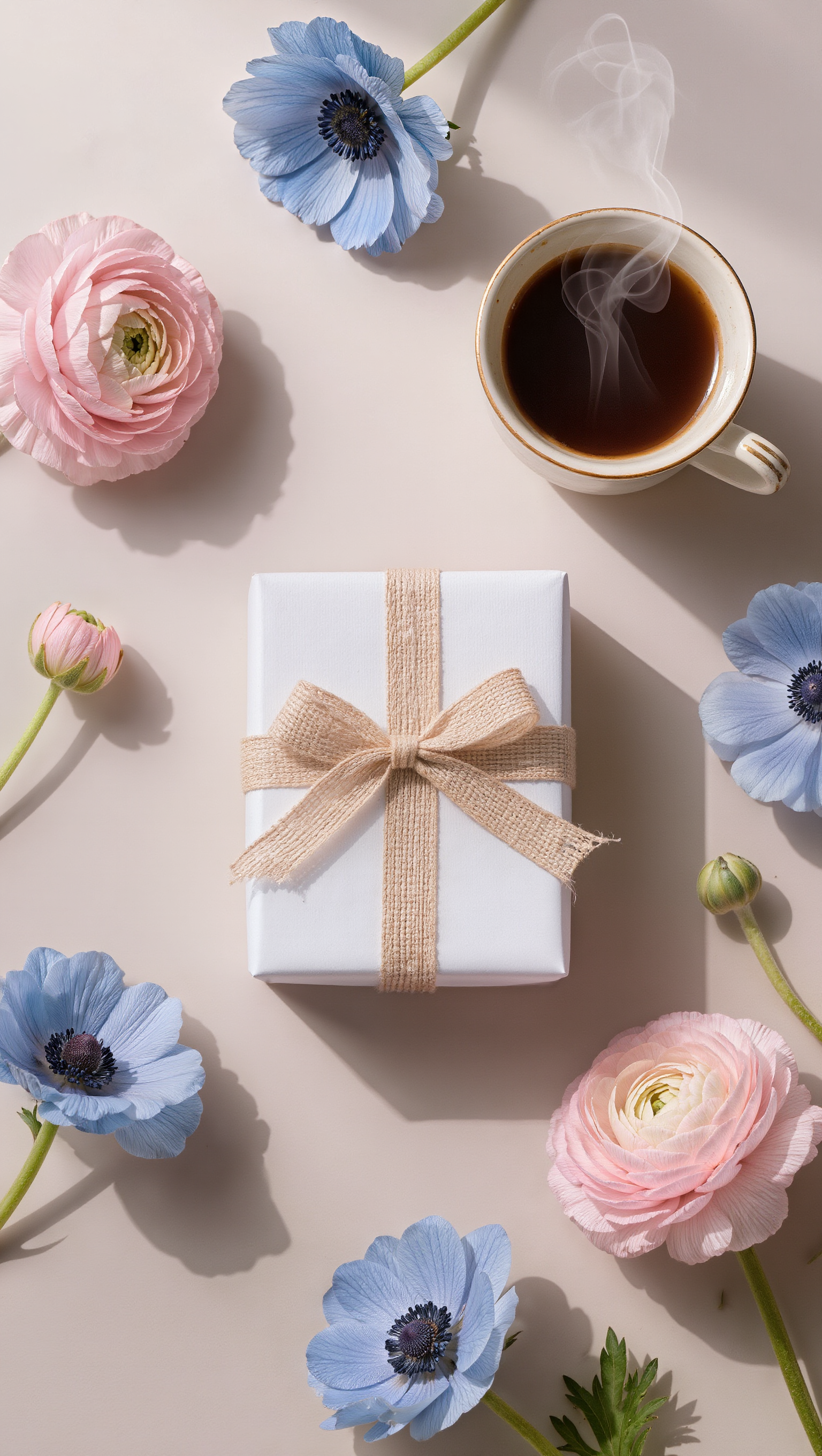 Kling AI work 310345775664226 - flat lay pics AI image