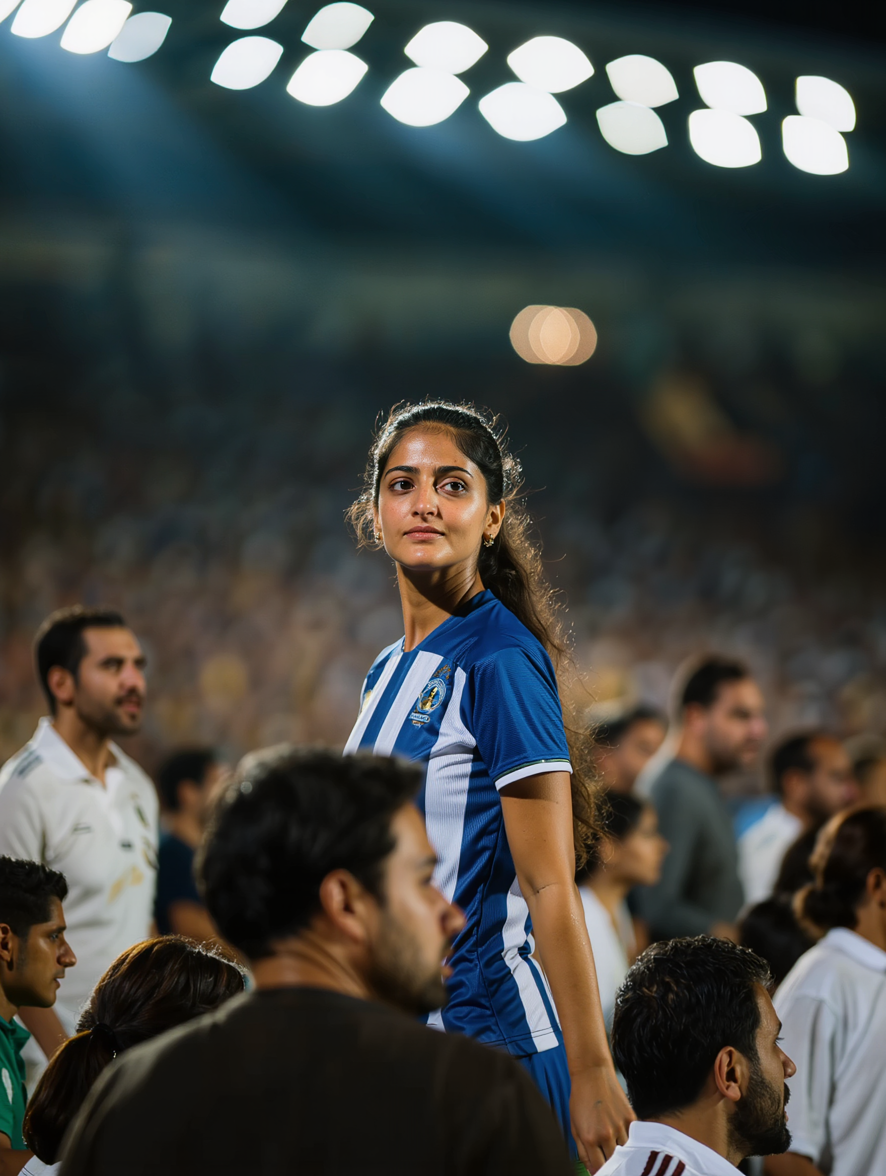 Kling AI work 310527514664835 - night stadium AI image