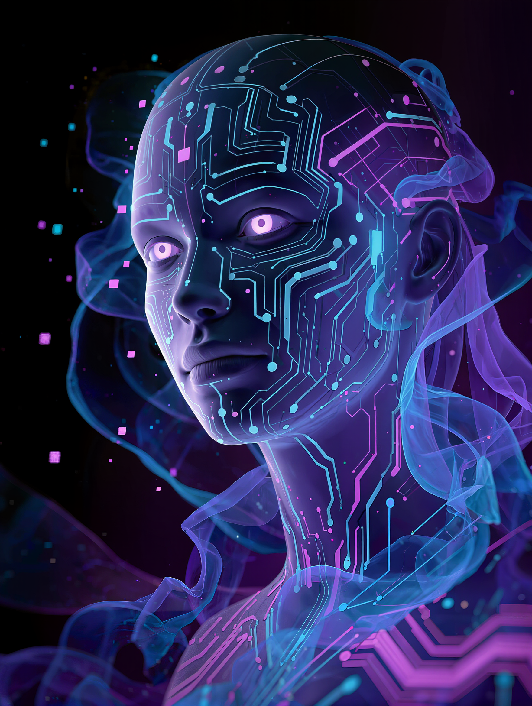 Kling AI work 310600871614758 - dark fantasy instagram profile picture AI image